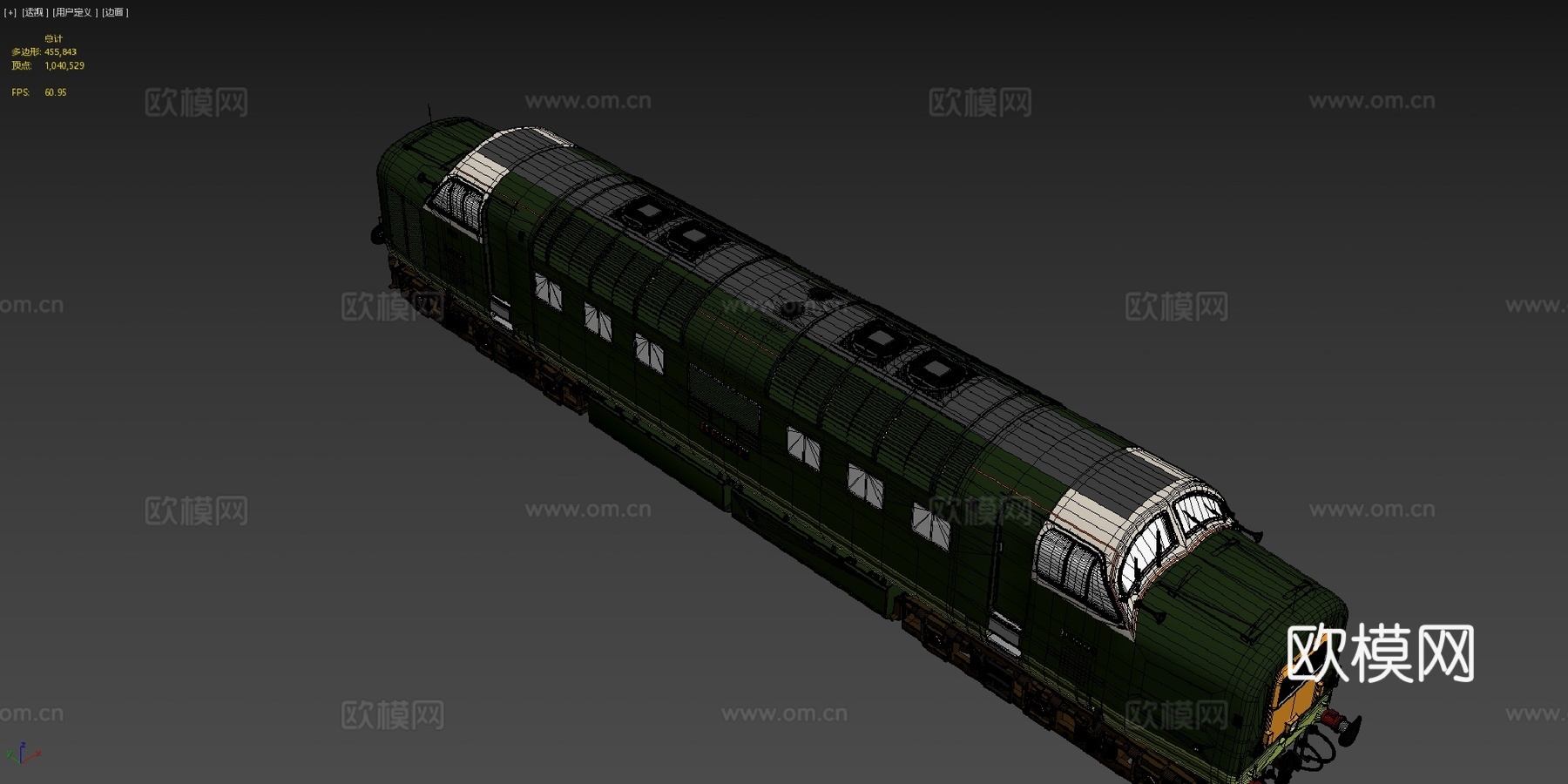 级BR绿色D9009 Alycidonsu模型