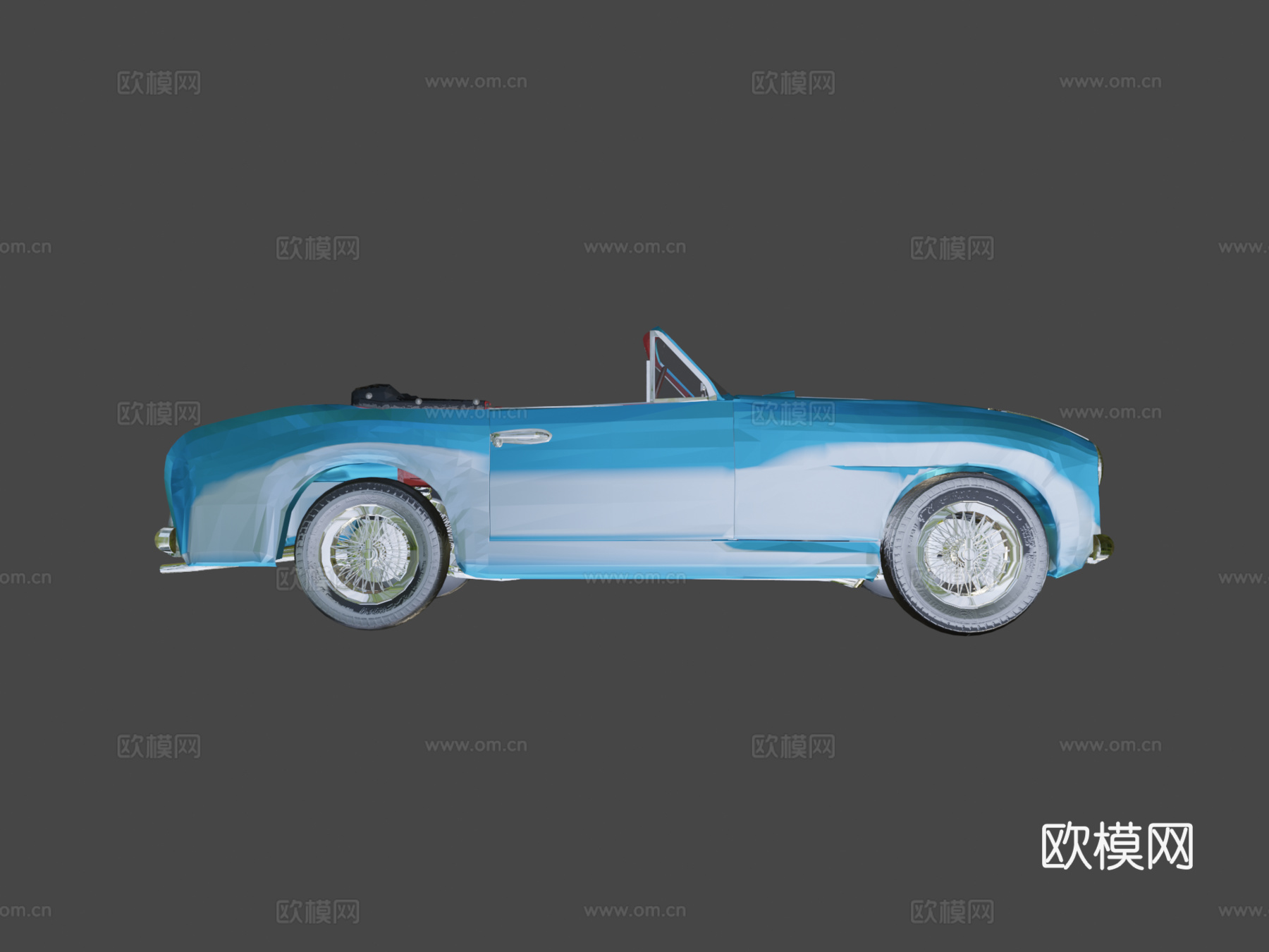 阿斯顿·马丁DB24敞篷1955进行中su模型