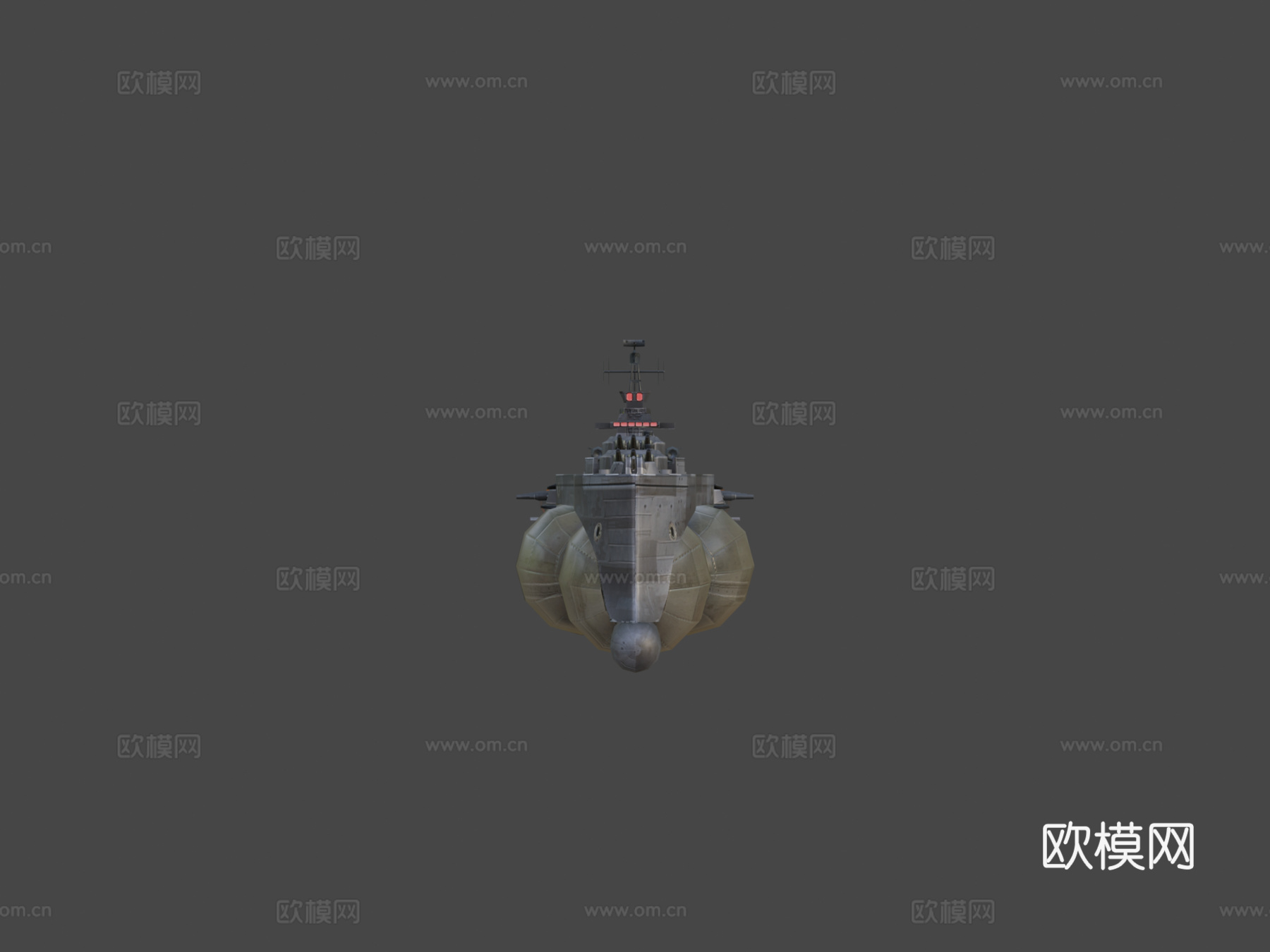 风暴围攻飞艇su模型