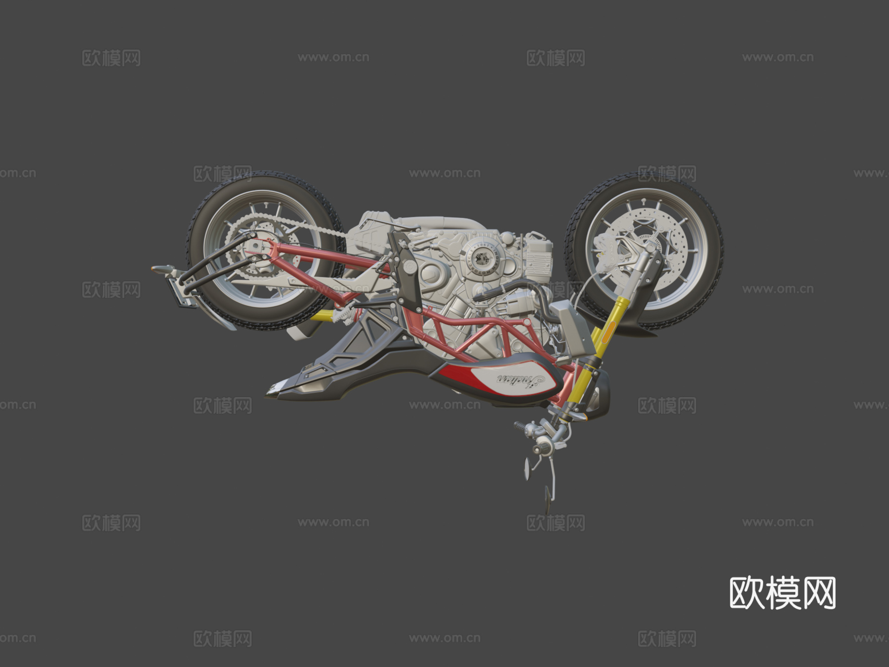 印第安FTR 1200 S 2019su模型