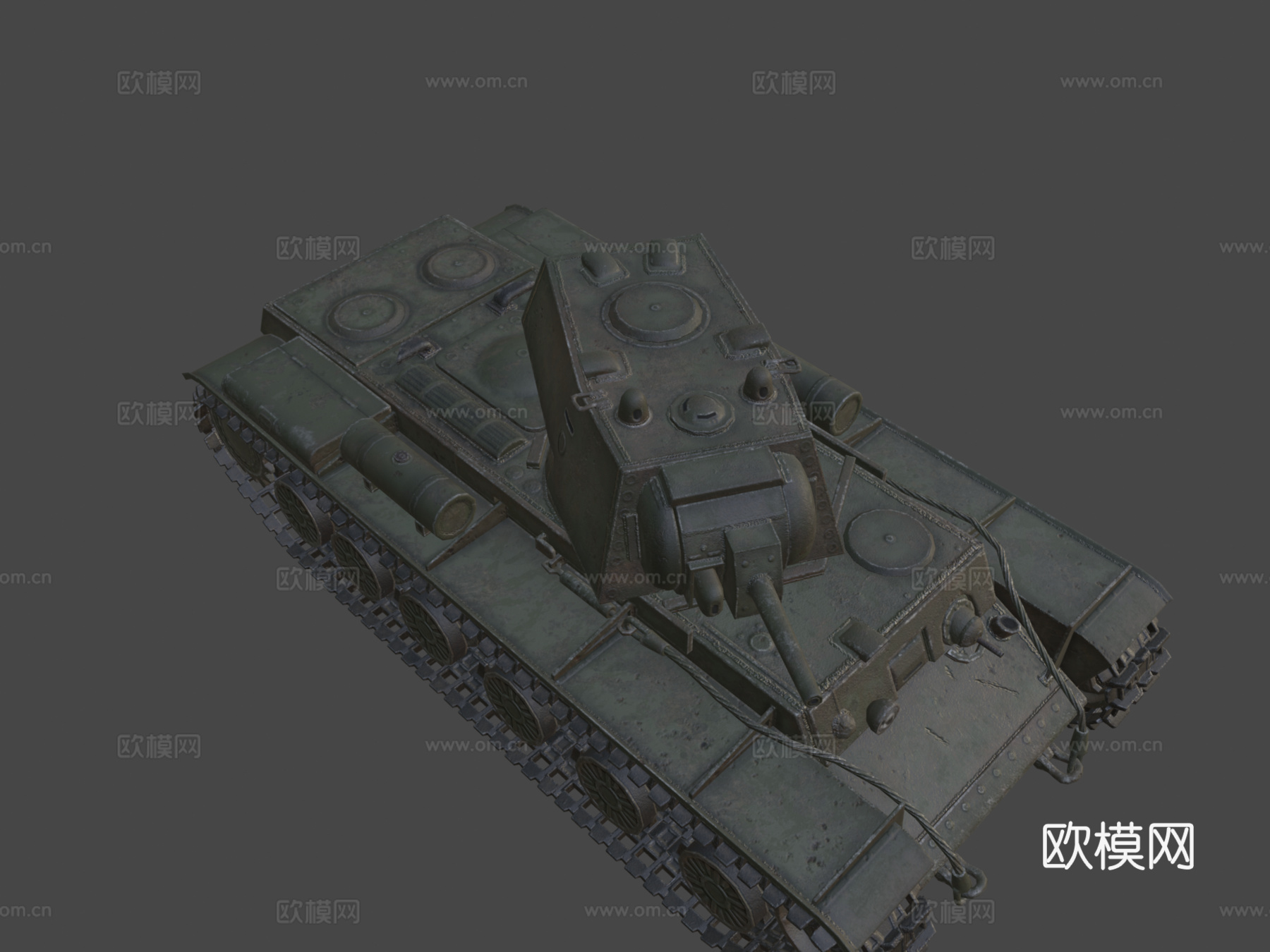 俄罗斯坦克KV8su模型