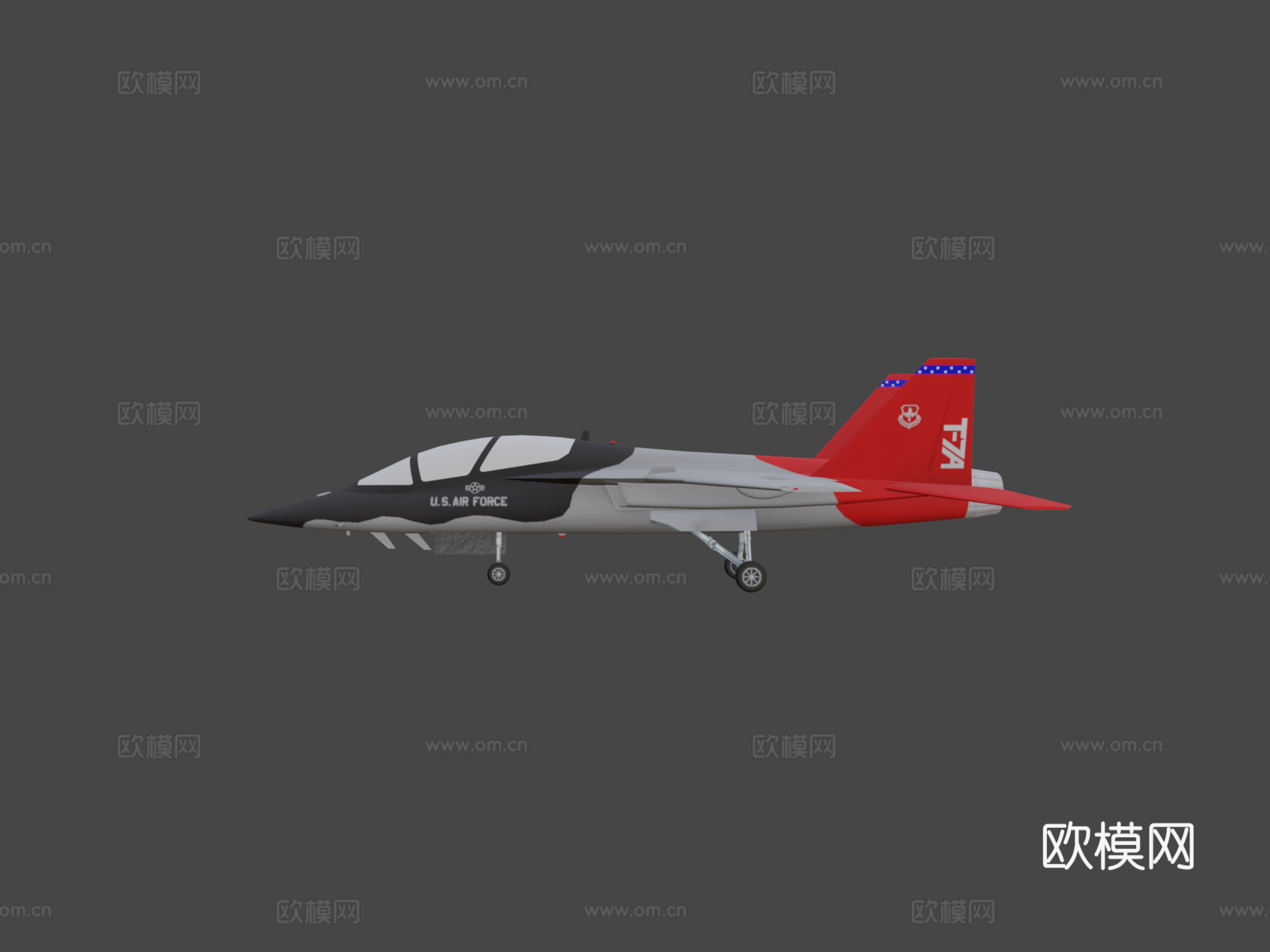 波音萨博T7a红鹰su模型