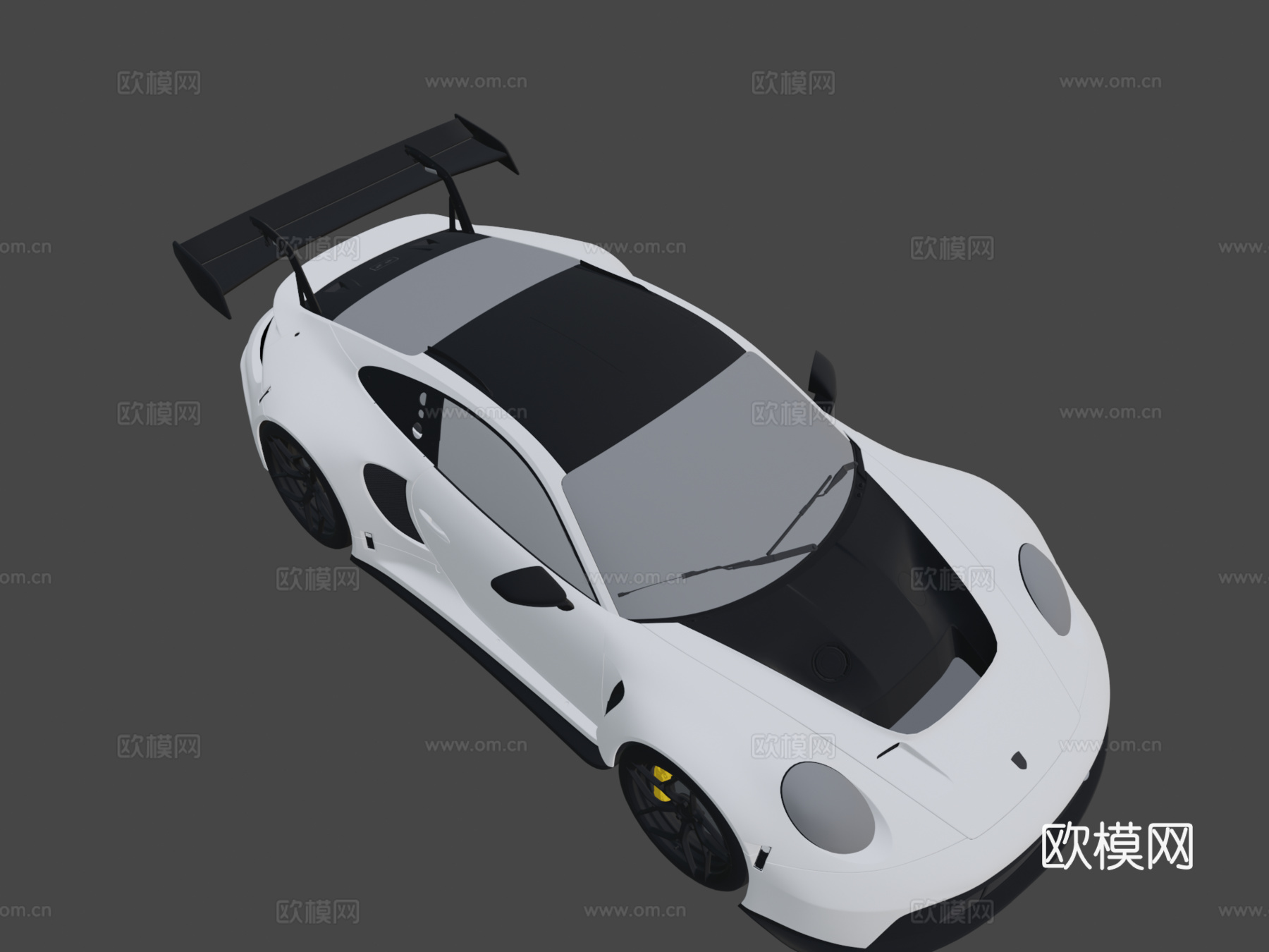 保时捷 911 992 GT3R 街头凯文su模型