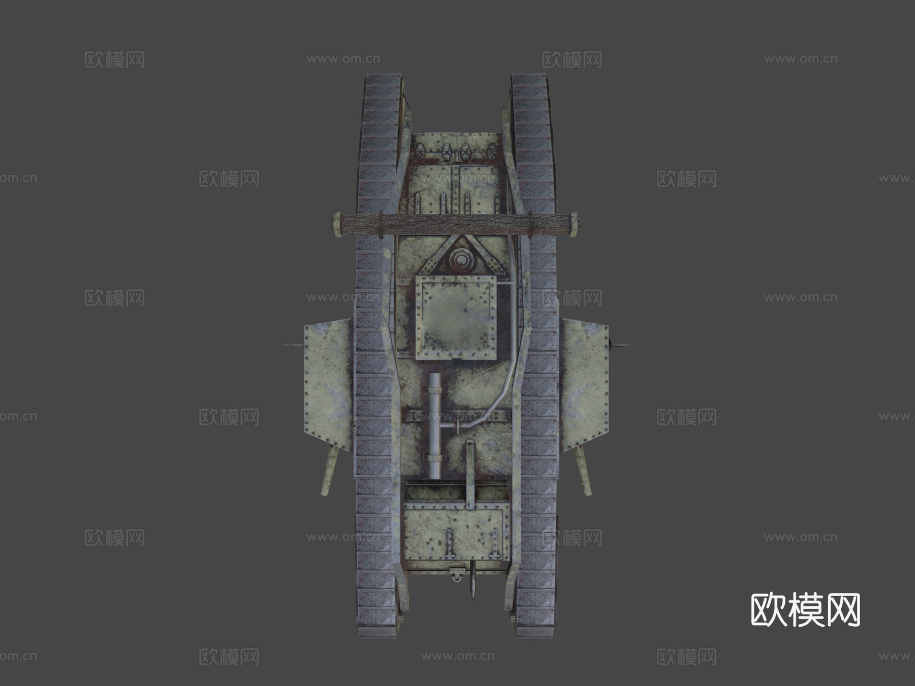 马克五型 英国坦克 一战su模型