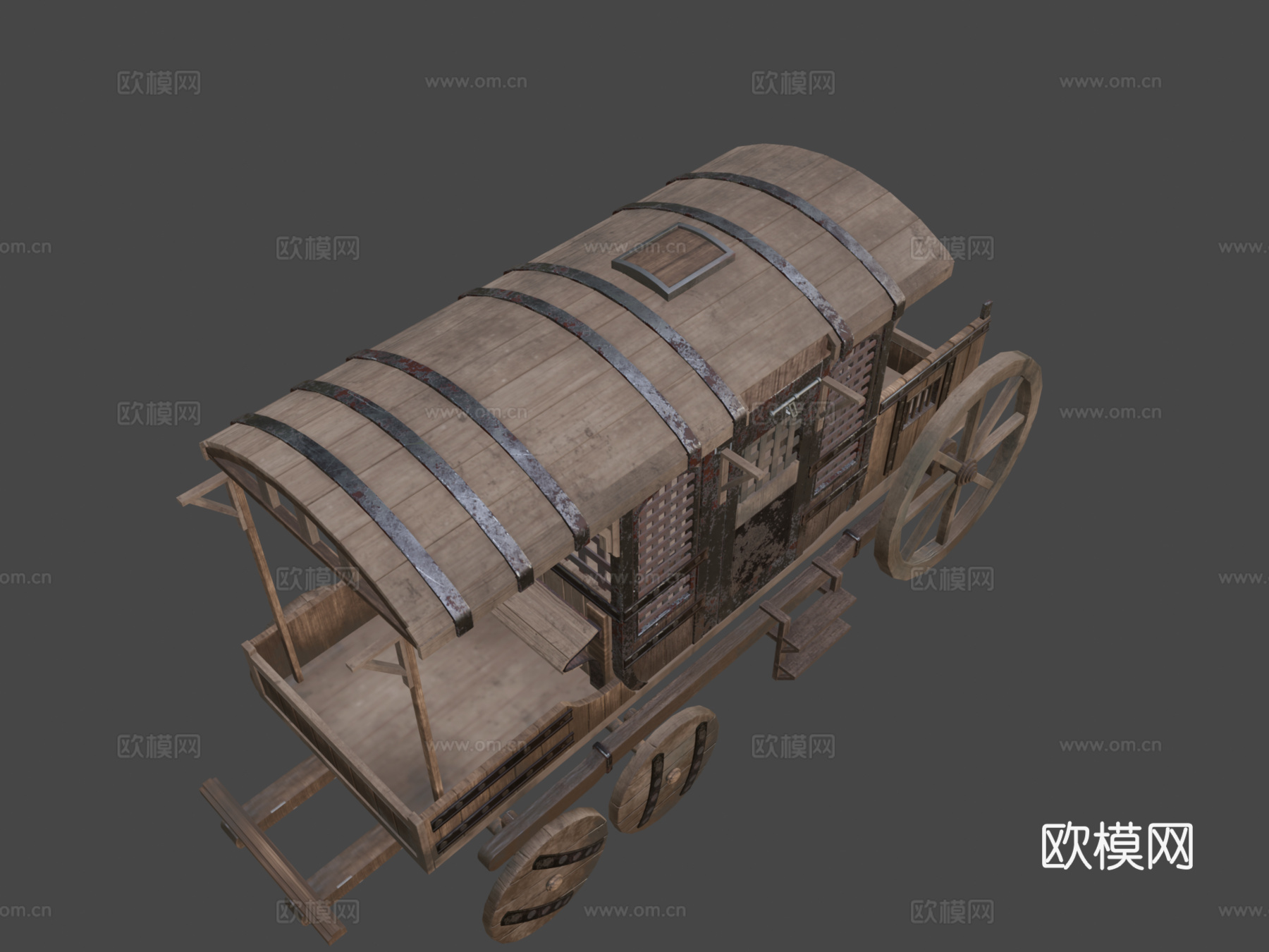 中世纪马车su模型