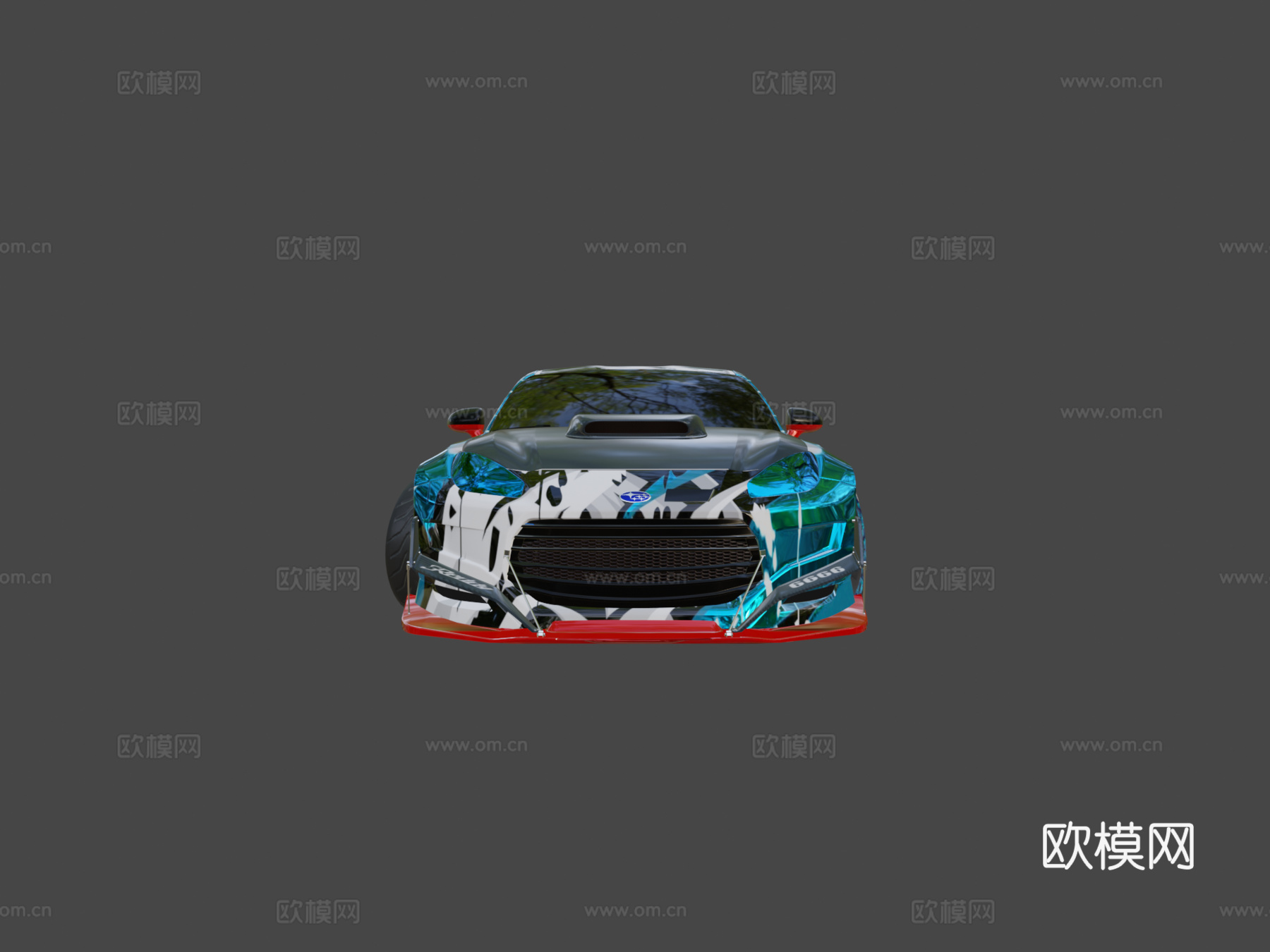 斯巴鲁 BRZ 2022 Pandem 空气动力学su模型