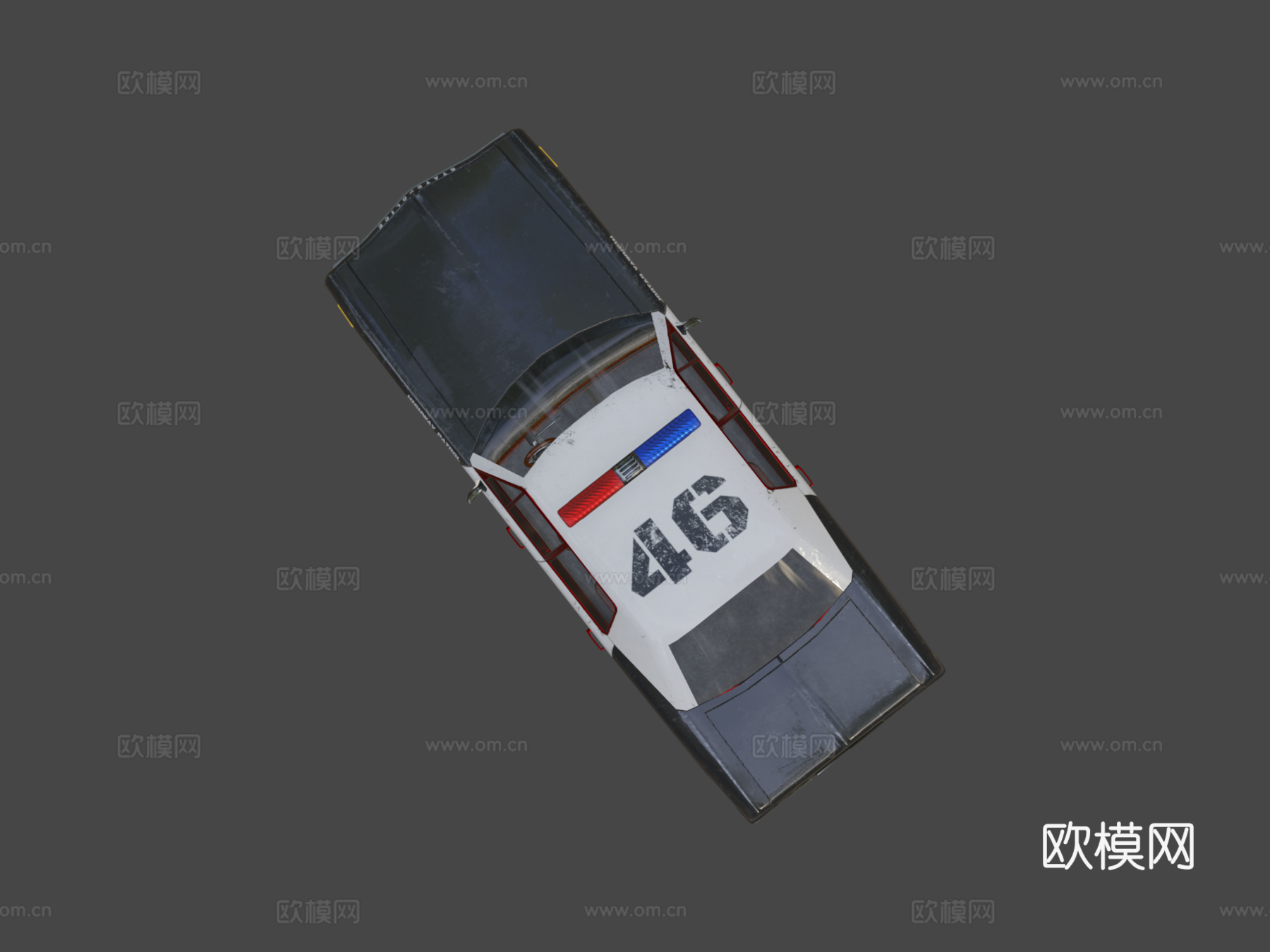 道奇Polarao 1969警车su模型