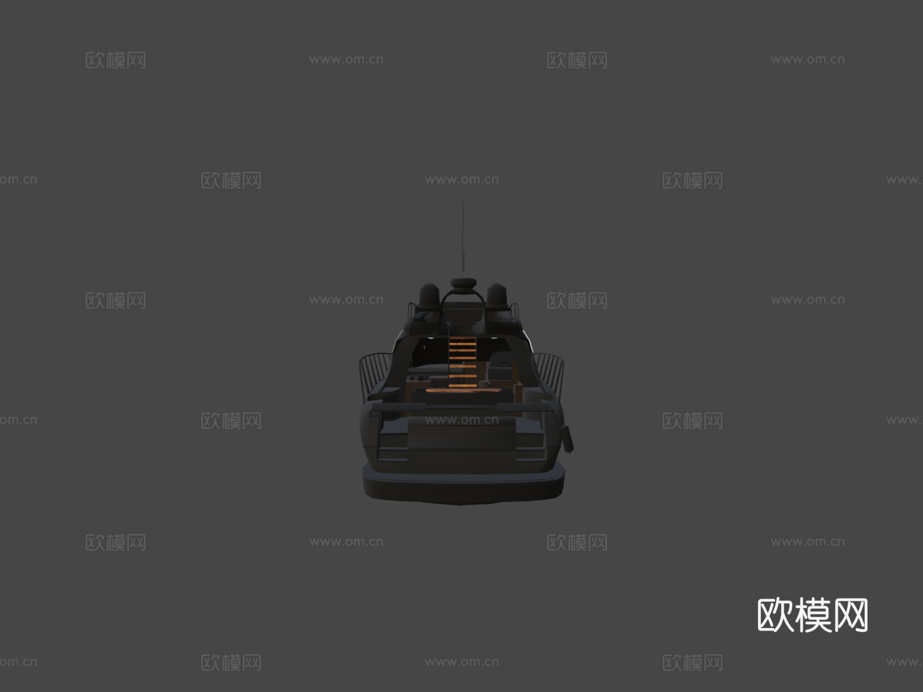 游艇第二版su模型