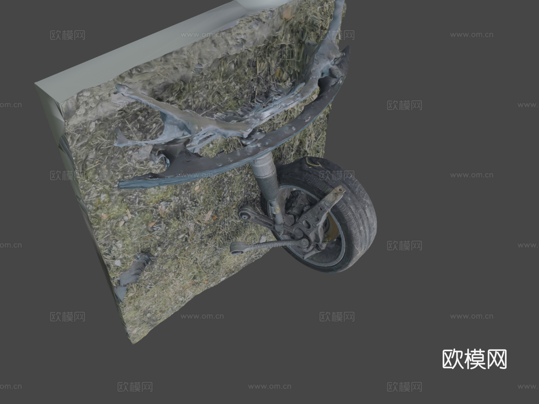 碰撞特斯拉Model Ssu模型