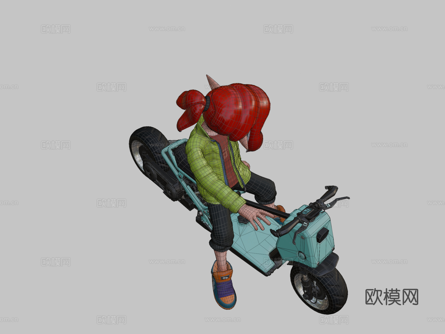 斯普拉遁 骑手su模型