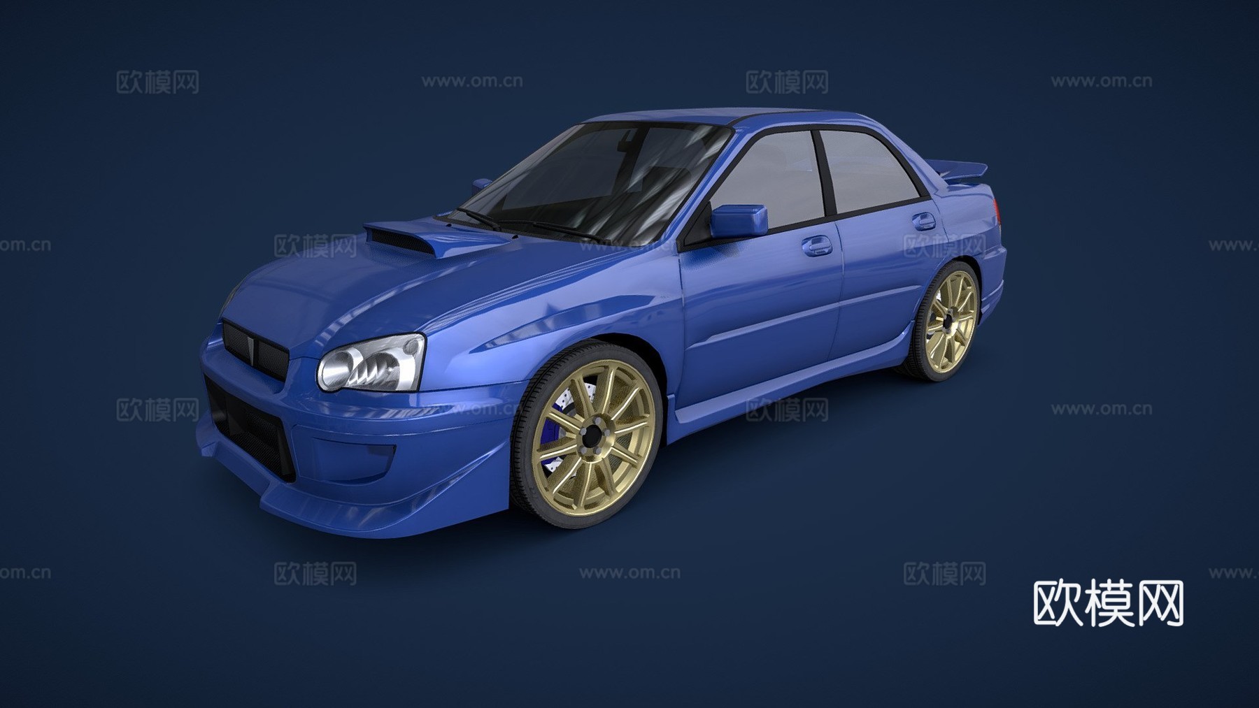 通用富山XR轿车su模型