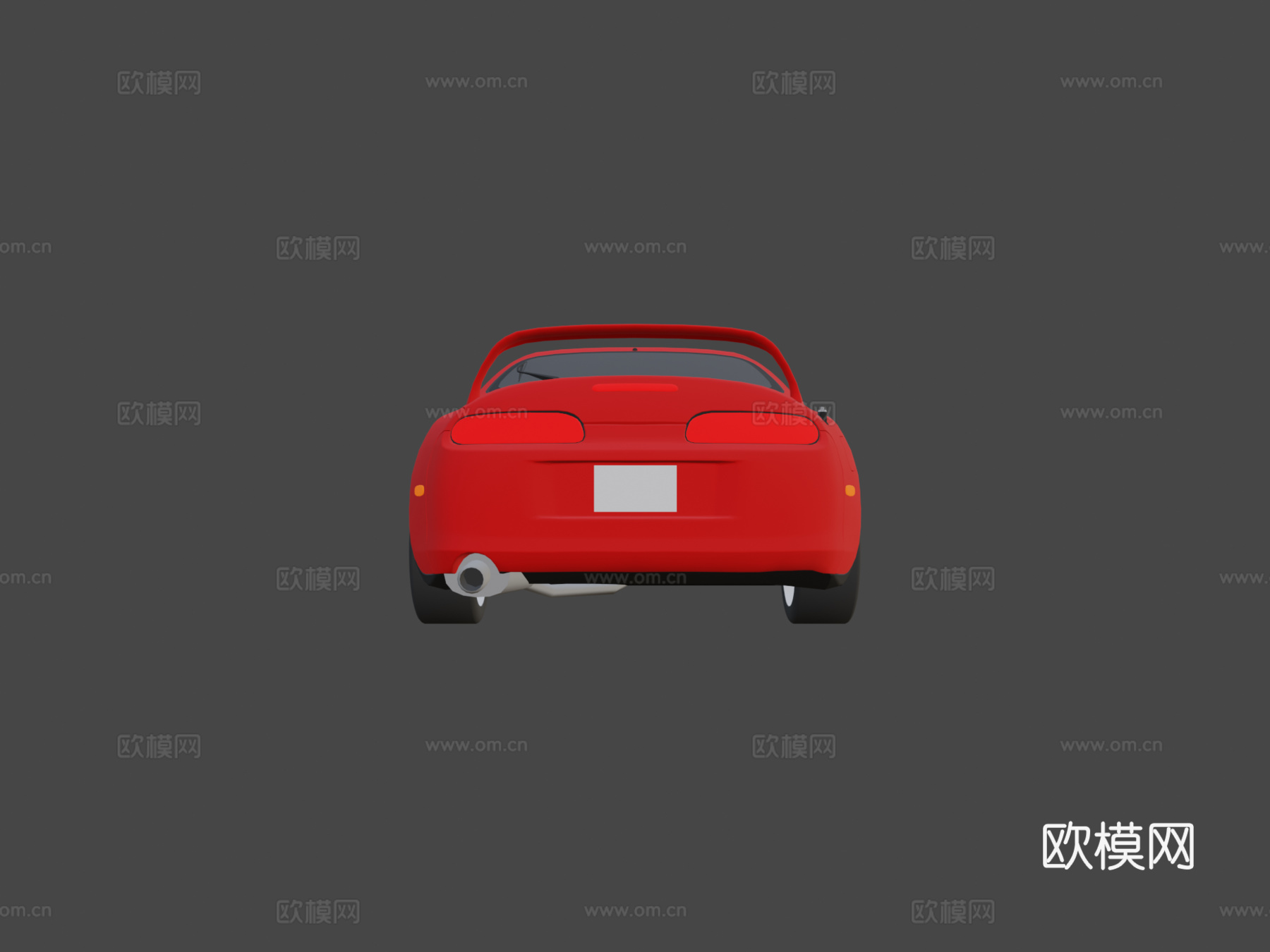 卡通日本丰田Supra MK4su模型