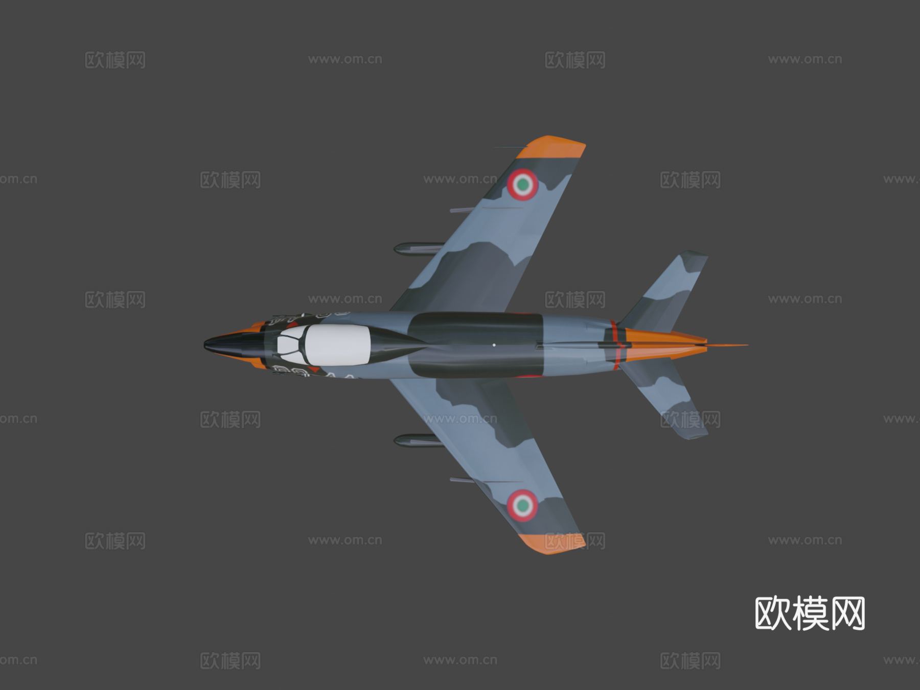 菲亚特G91su模型