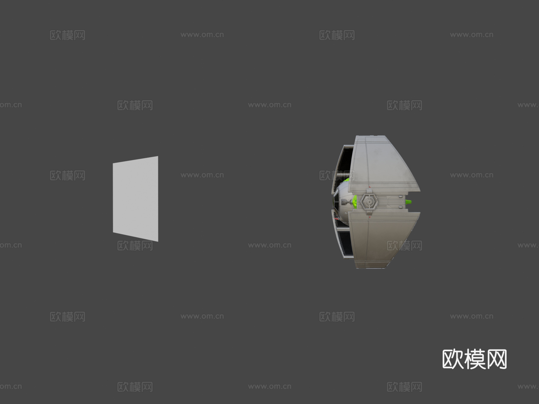 TIE审讯者战斗机星球大战模型su模型