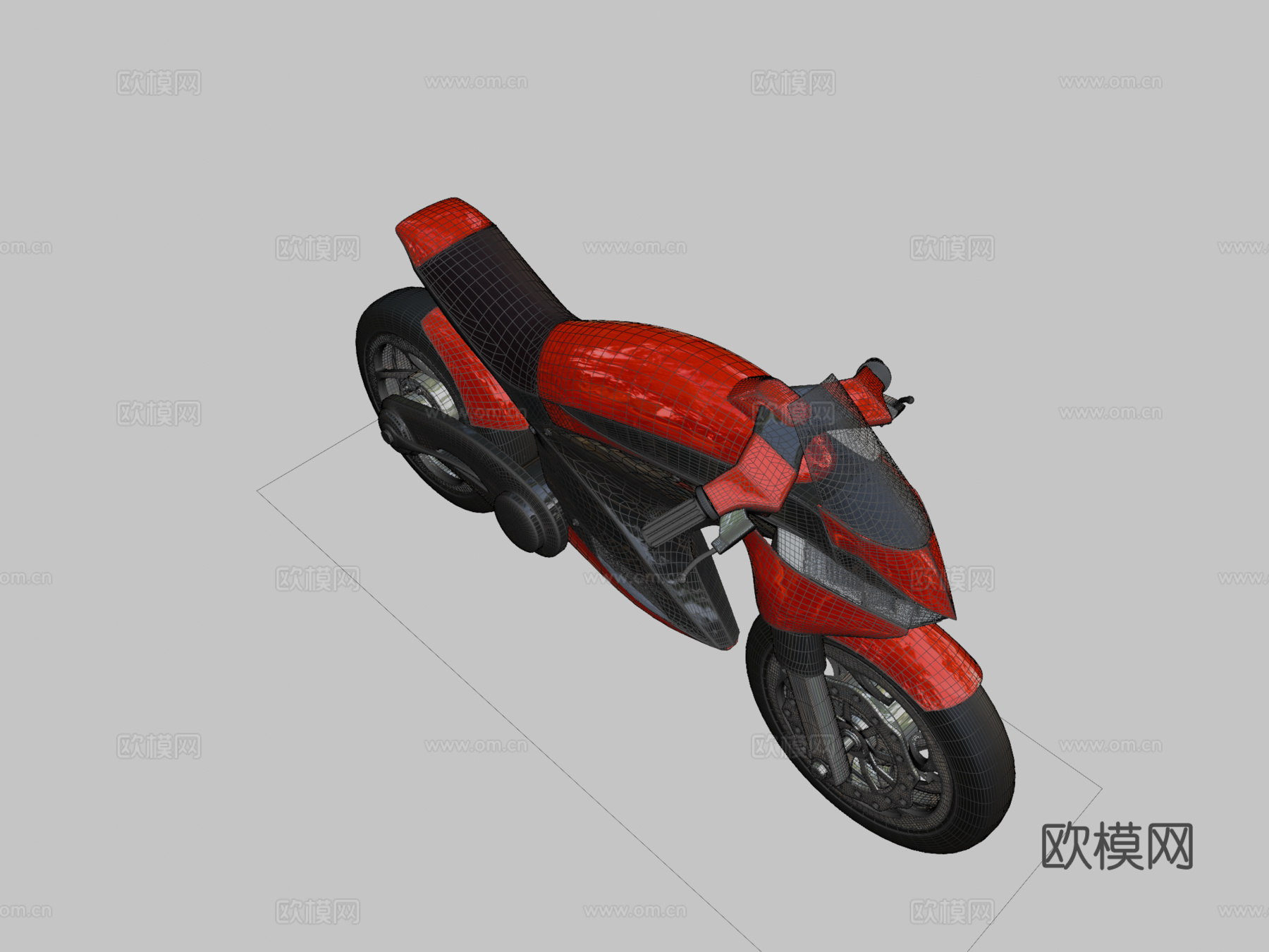 概念运动自行车su模型