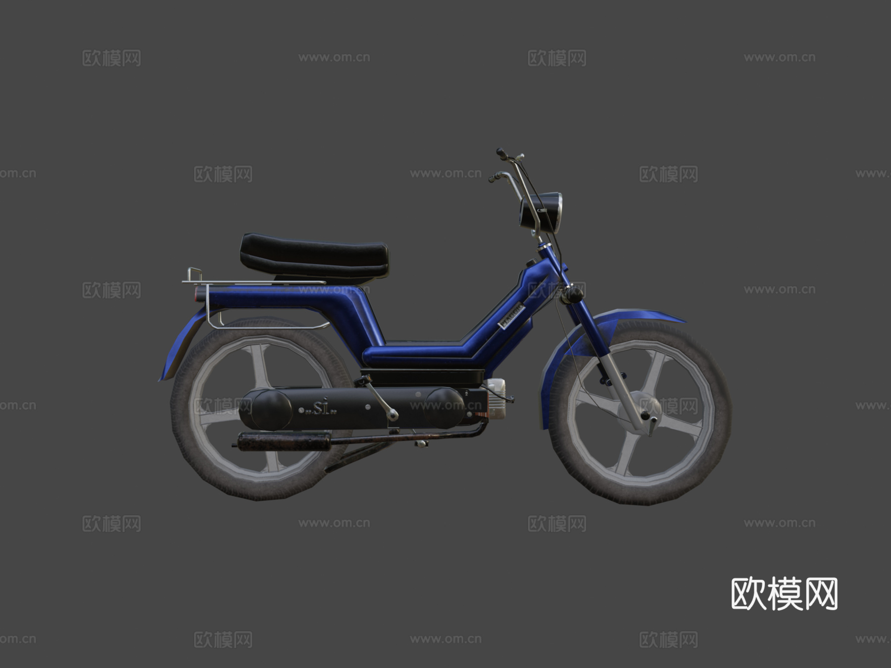 比亚乔SI踏板车su模型