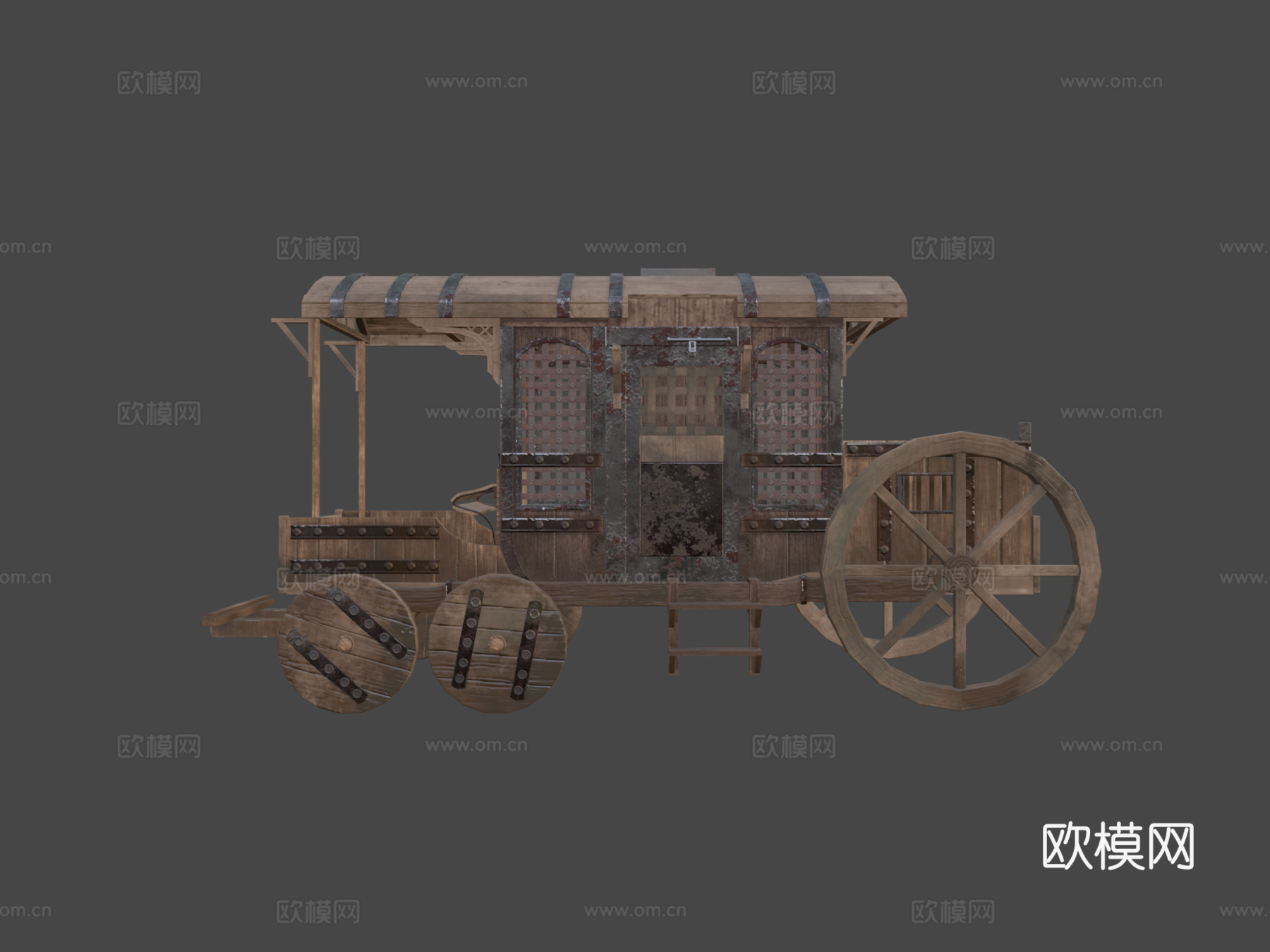 中世纪马车su模型