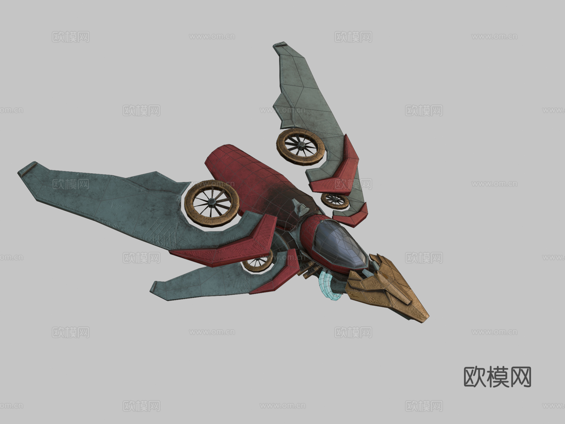 太空船进行中su模型