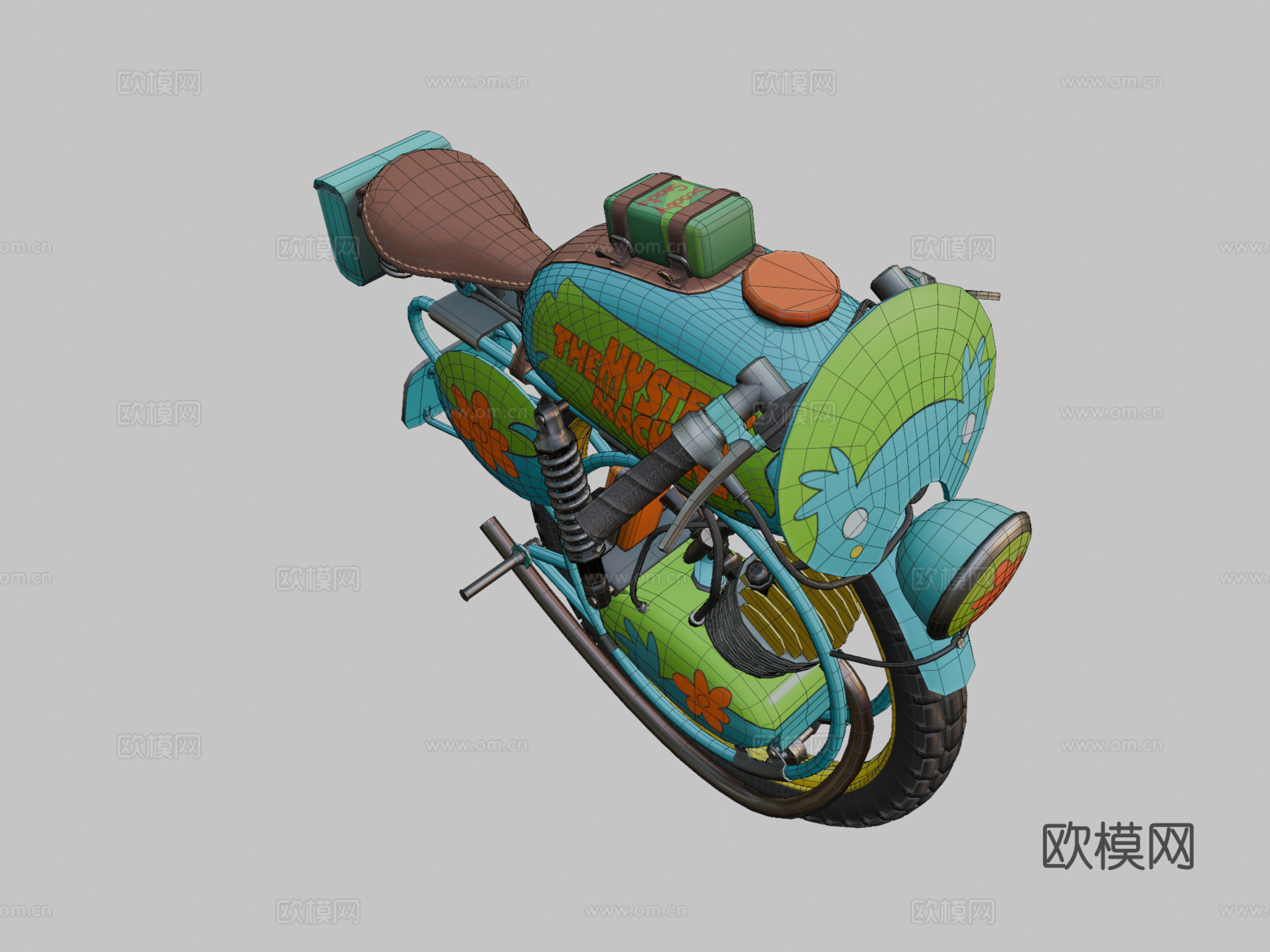 单轮摩托车神秘机器单轮摩托车挑战su模型
