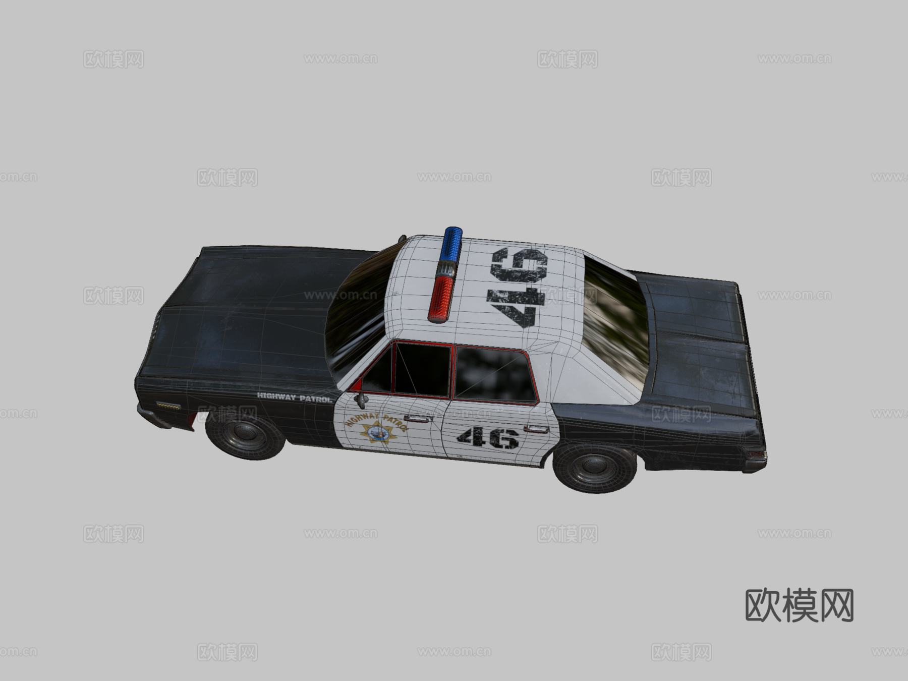 道奇Polarao 1969警车su模型