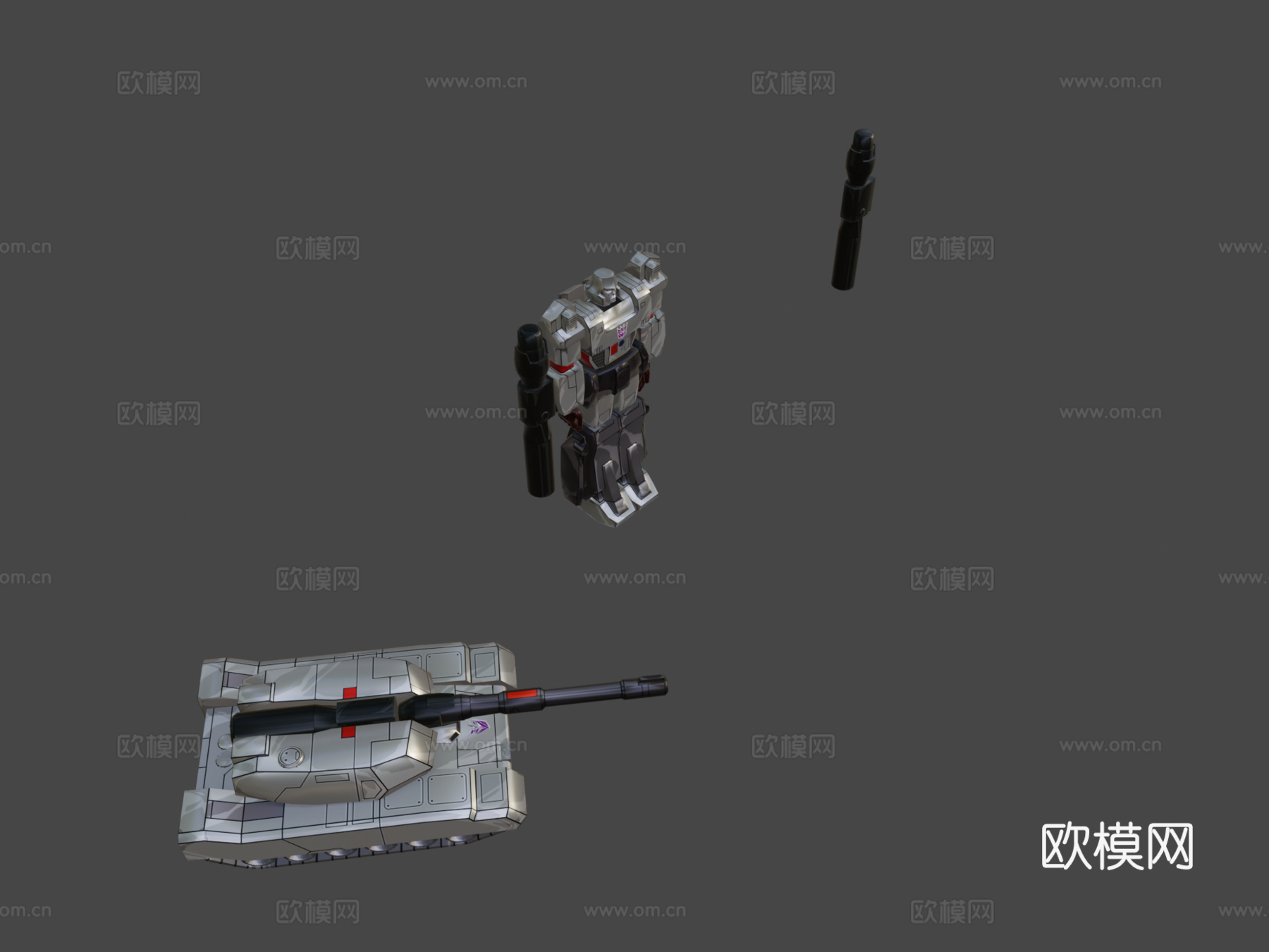 威震天 变形金刚 毁灭su模型