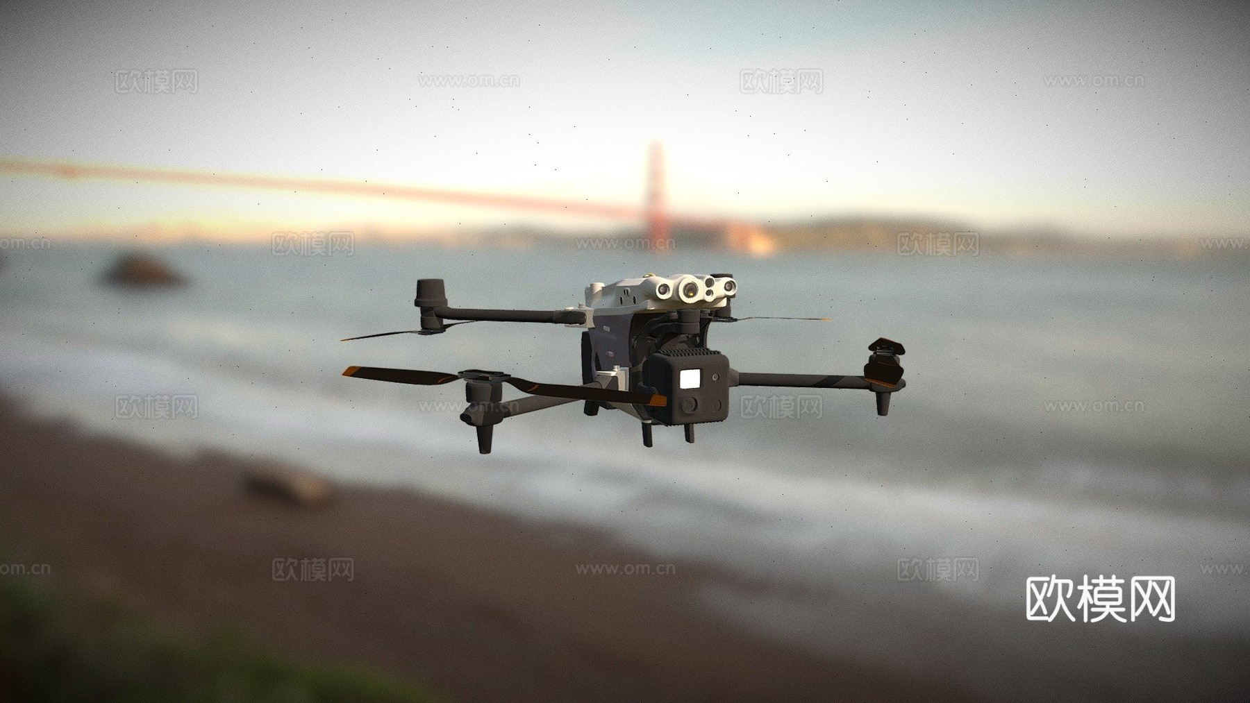 M30T无人机用于无人机课程su模型