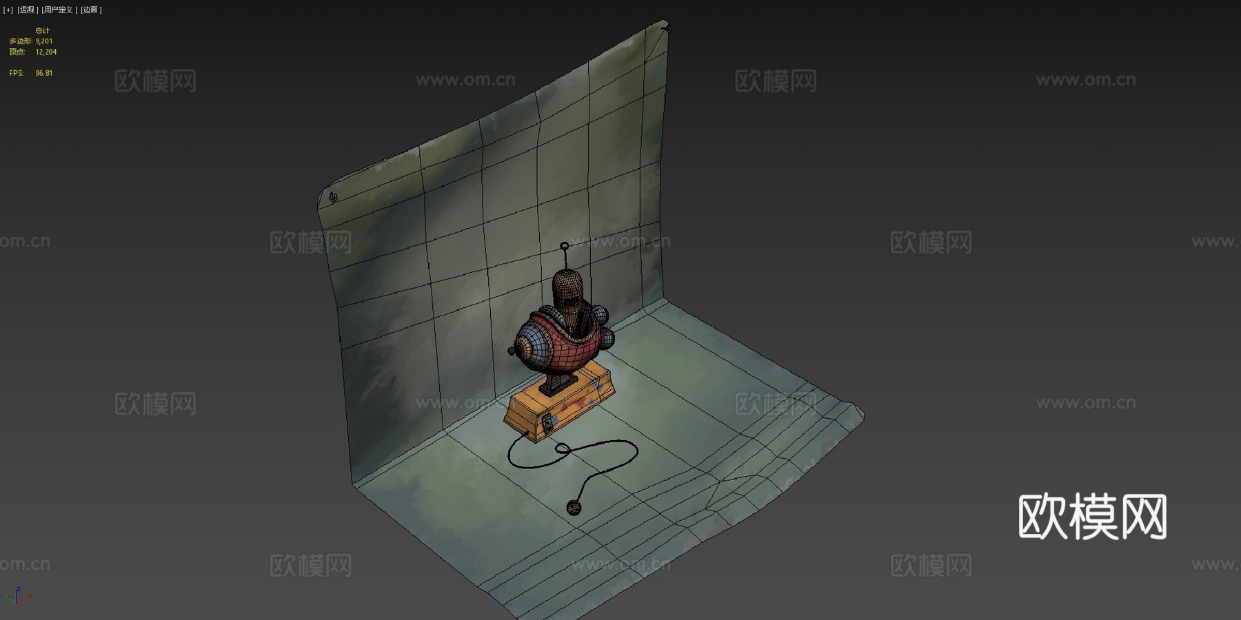 勇往直前su模型