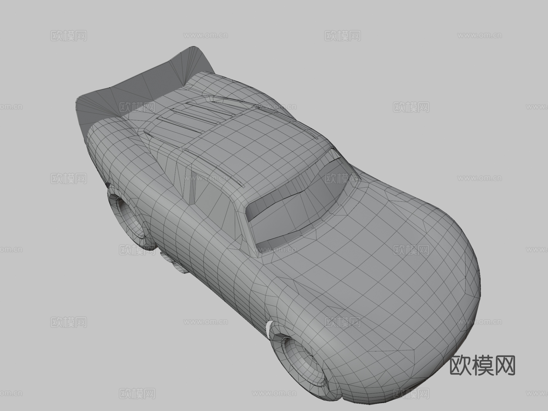 闪电麦昆 赛车欧拉玛su模型