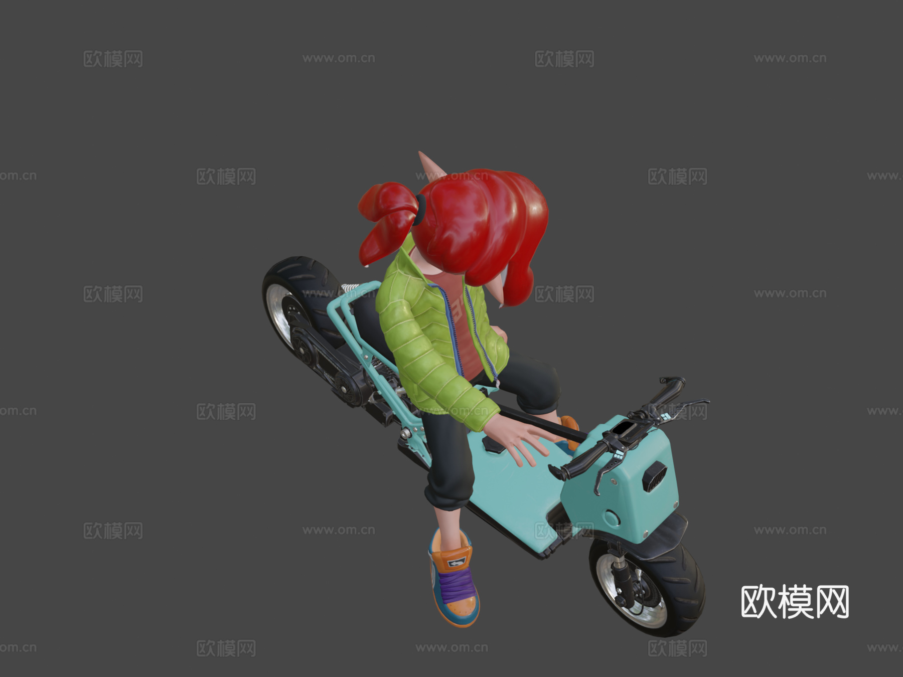 斯普拉遁 骑手su模型