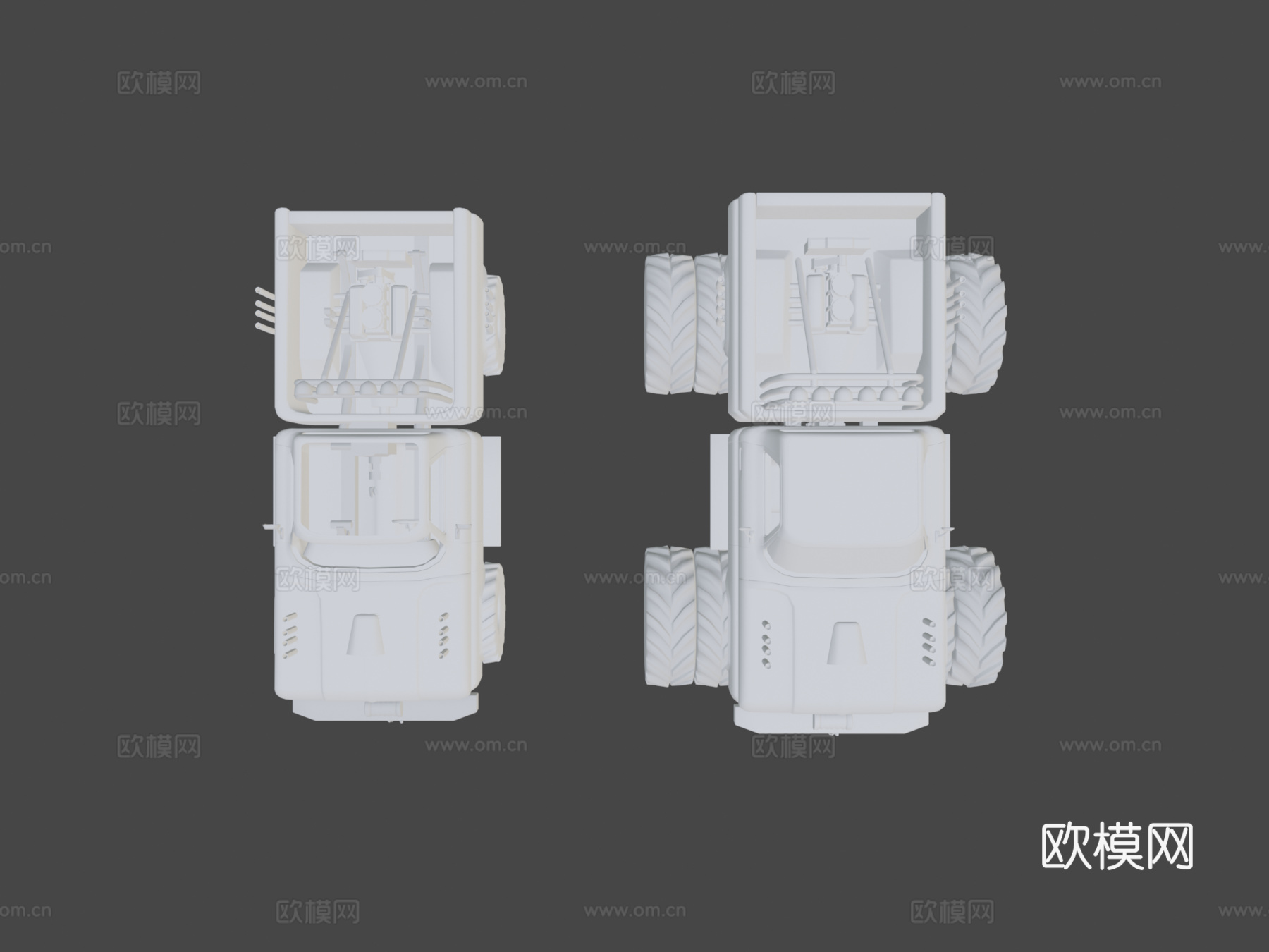 C10怪物卡车与皮卡su模型
