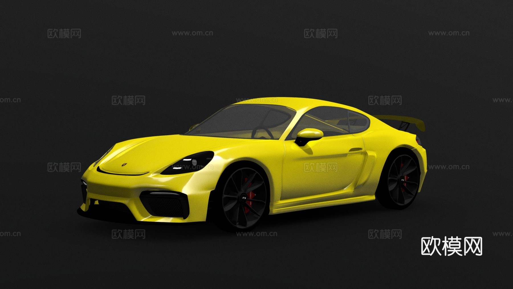 保时捷 718 Cayman GT4su模型