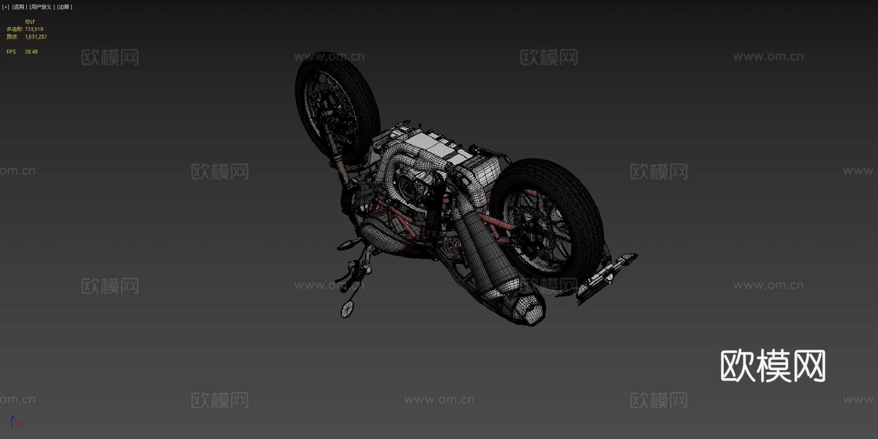 印第安FTR 1200 S 2019su模型