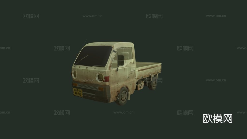 日本迷你卡车su模型