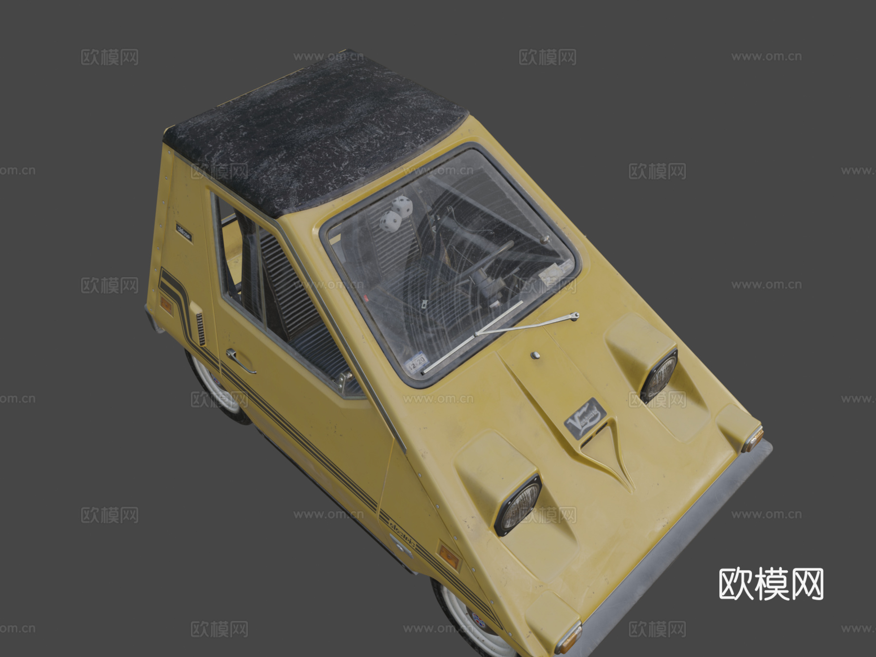 塞布林先锋城市车通勤车su模型