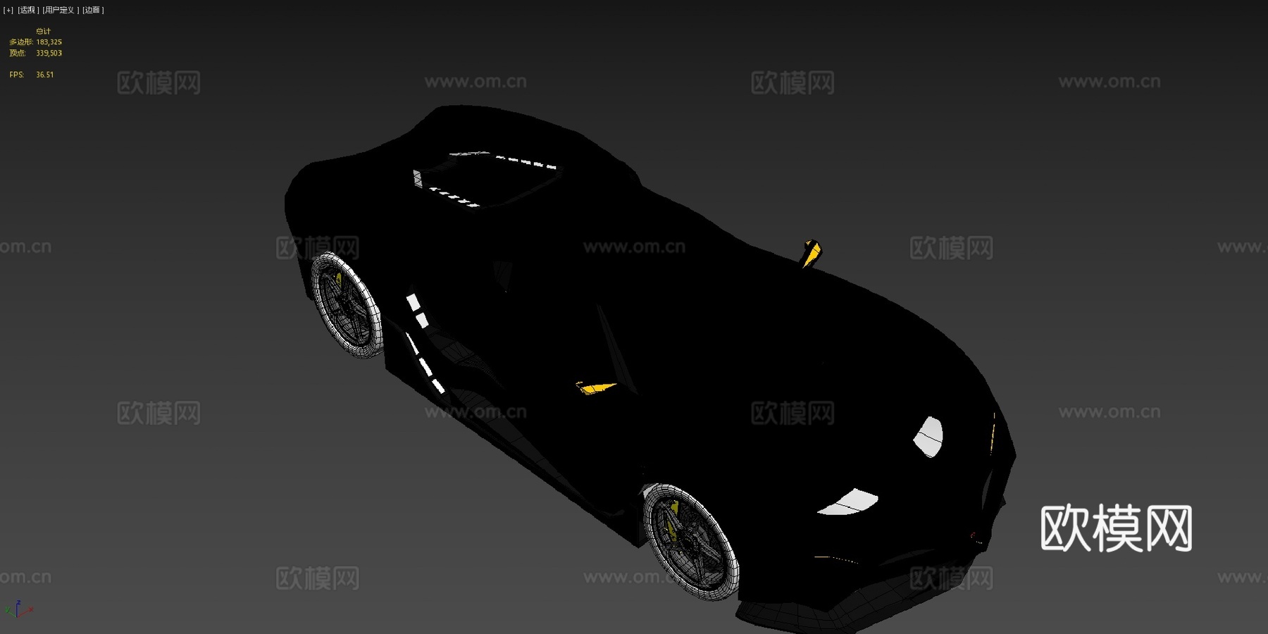 F6底盘检查斯库德里亚莫雷洛1su模型