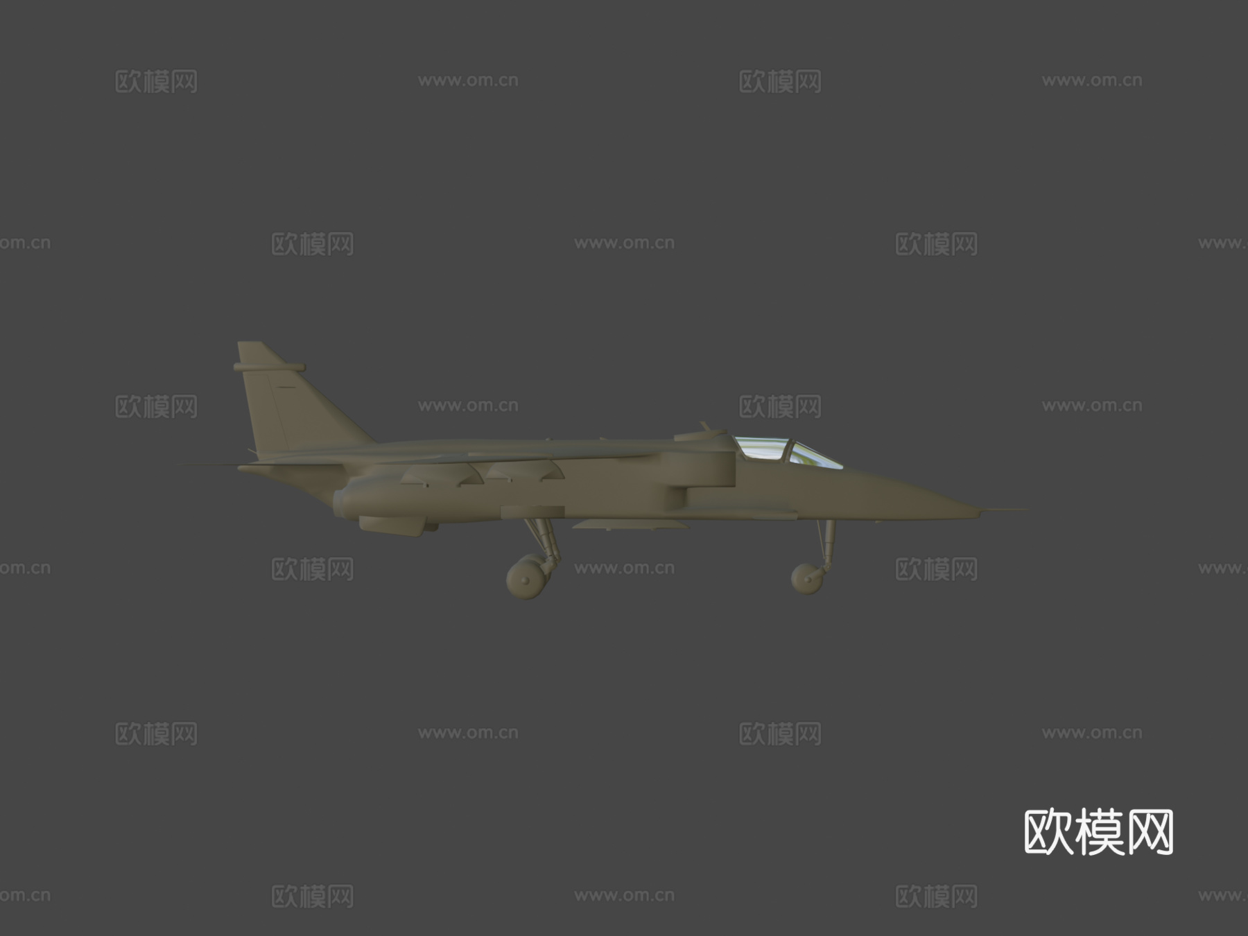 捷豹喷气式战斗机su模型