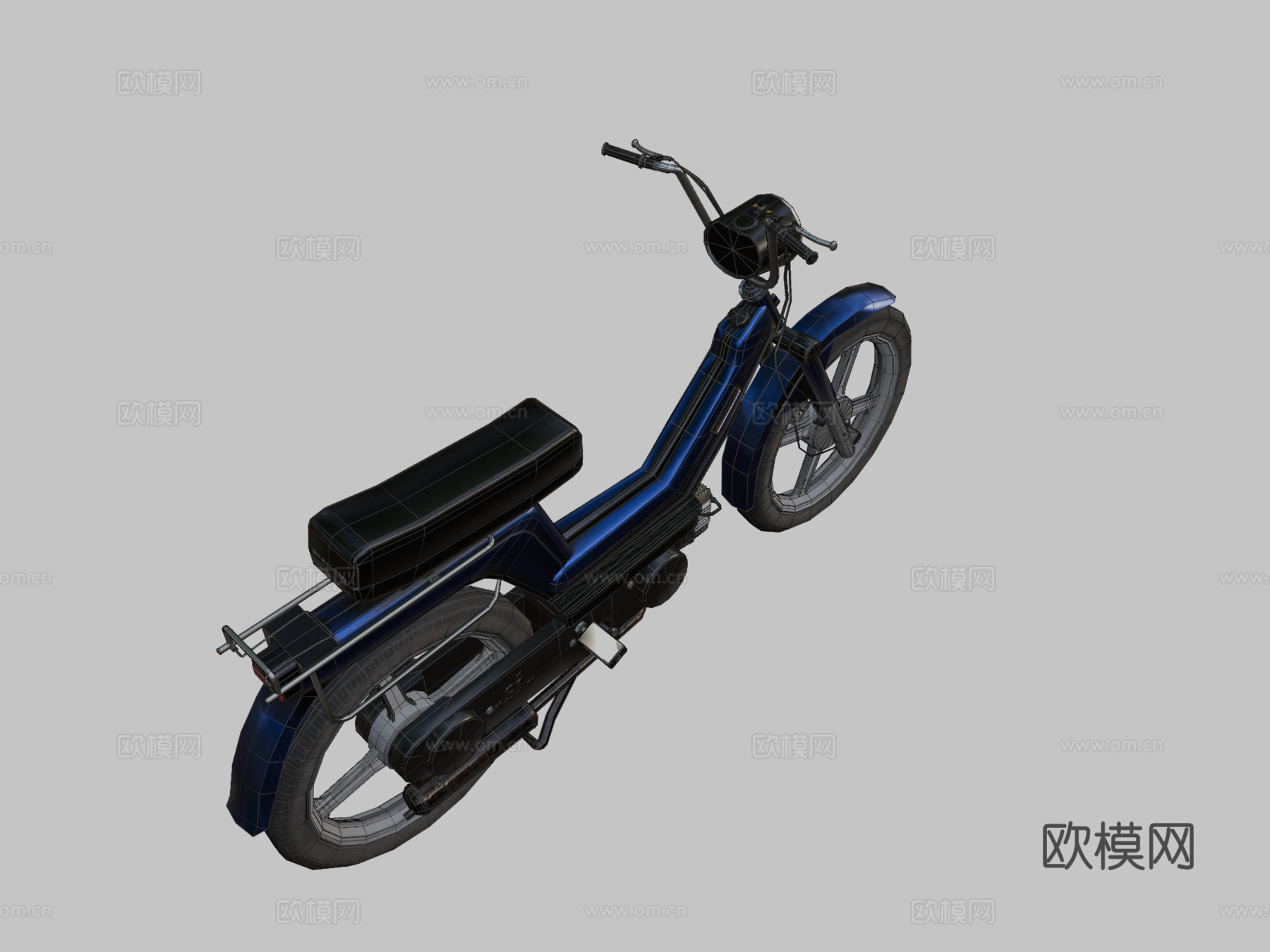 比亚乔SI踏板车su模型