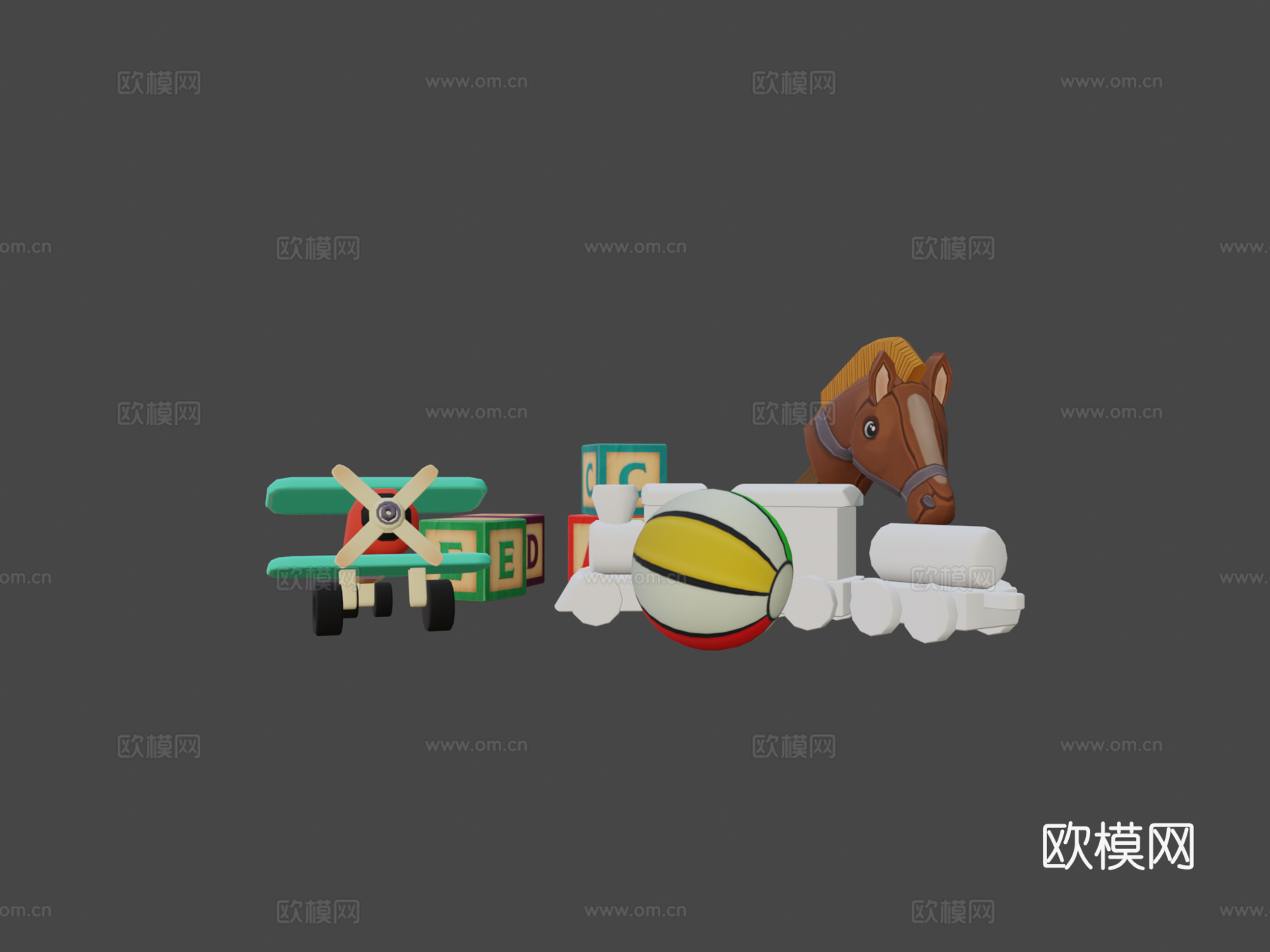 儿童玩具包su模型