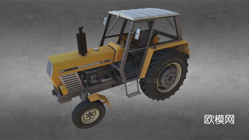 乌尔苏斯C385农用拖拉机su模型