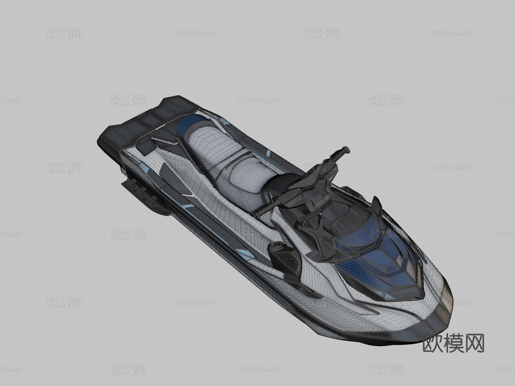 喷气式滑水车su模型