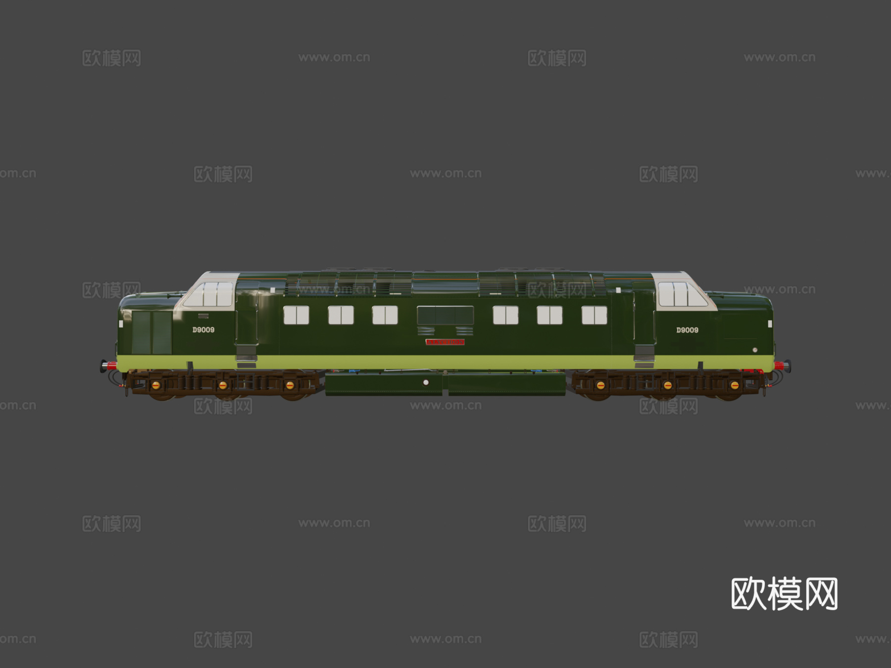 级BR绿色D9009 Alycidonsu模型