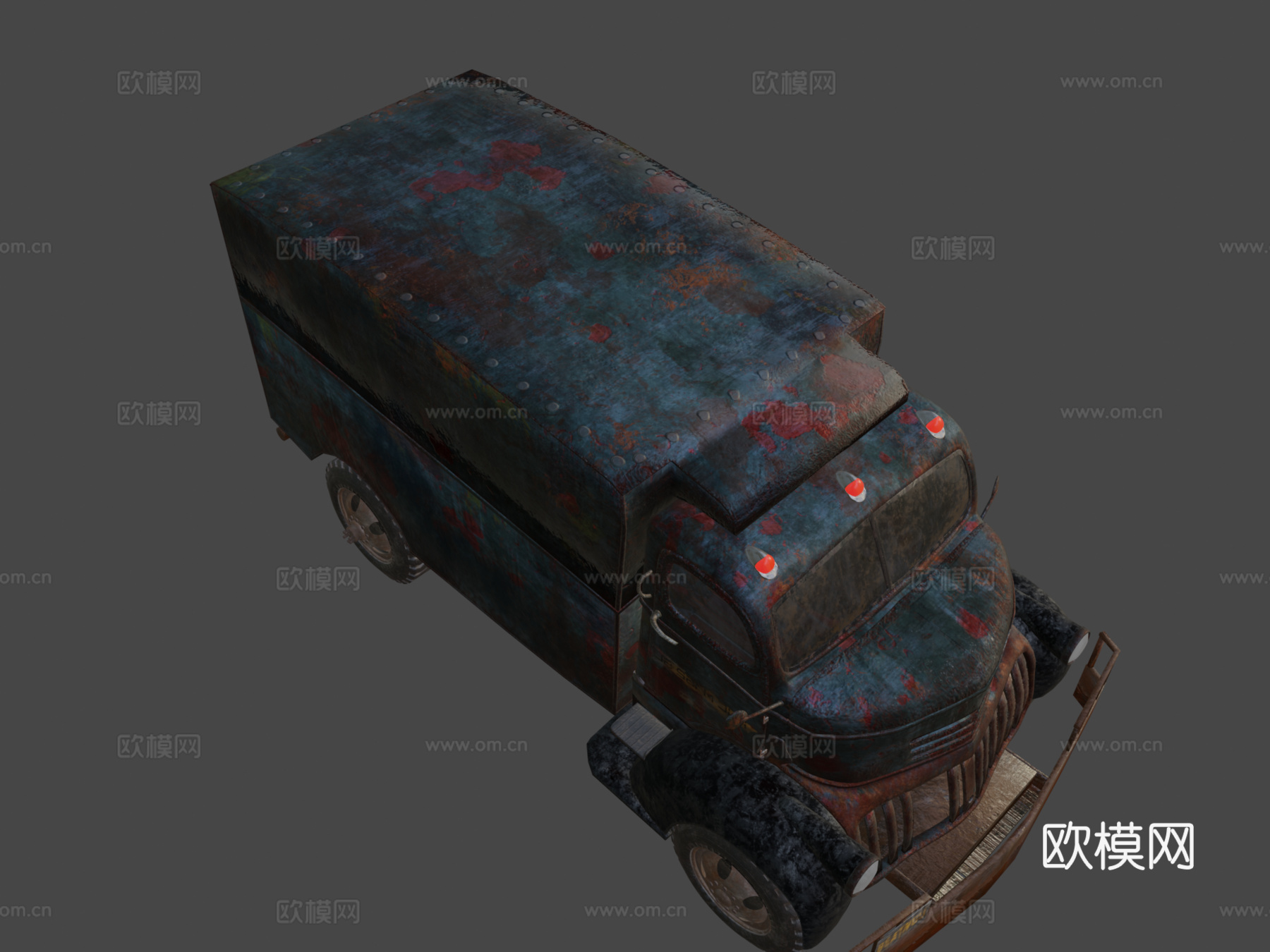 爬行者卡车su模型