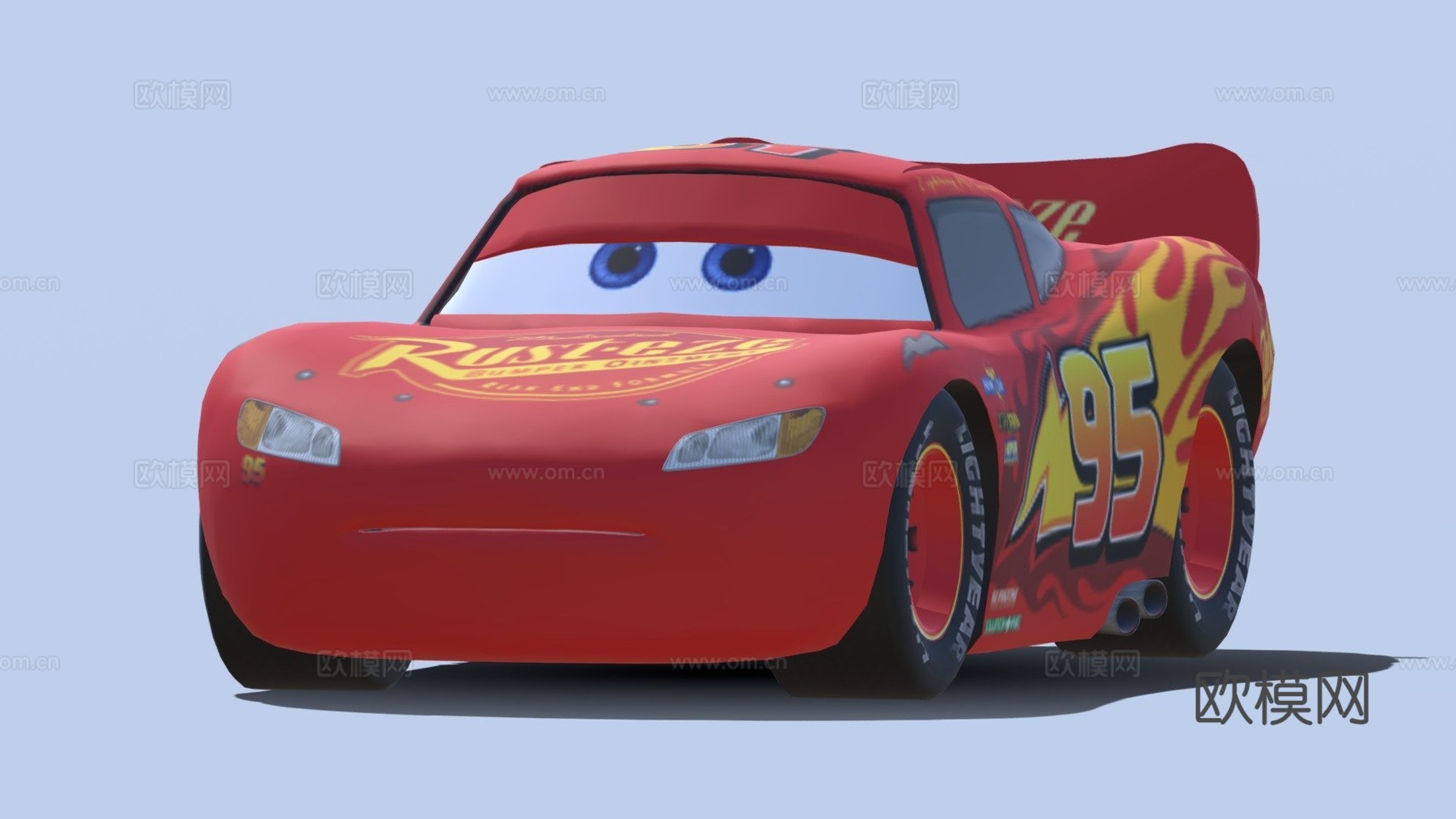 闪电麦昆su模型