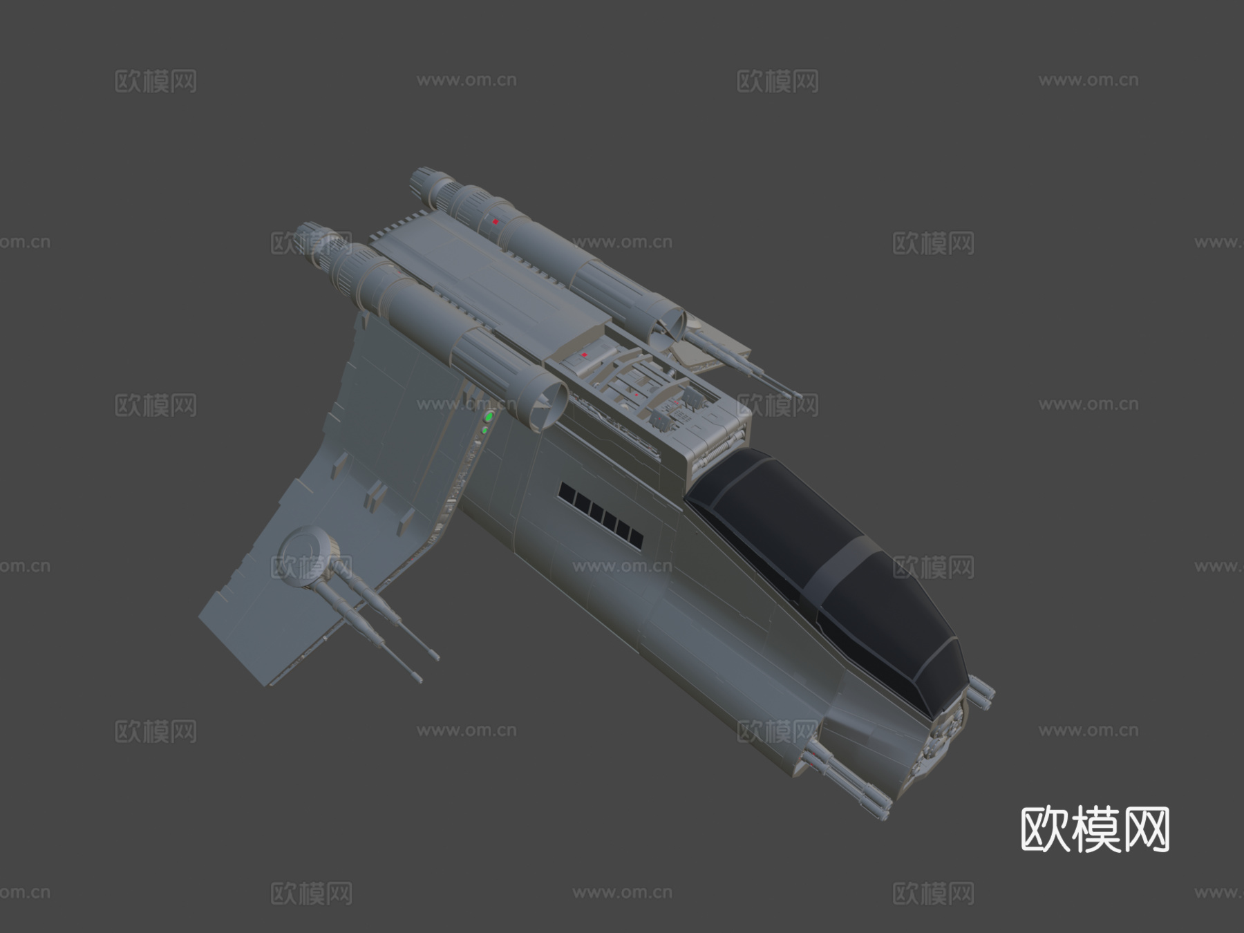 星球大战共和国登陆舰su模型