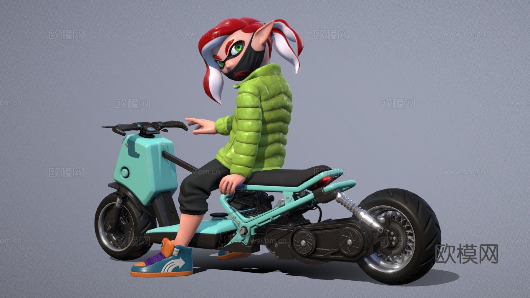 斯普拉遁 骑手su模型