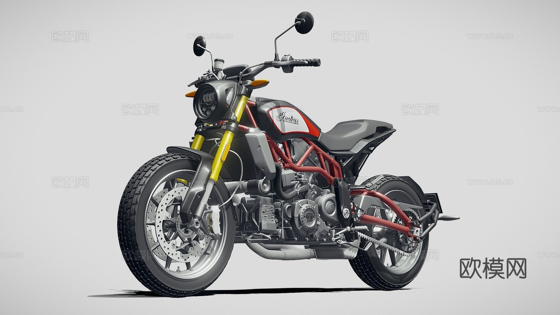 印第安FTR 1200 S 2019su模型