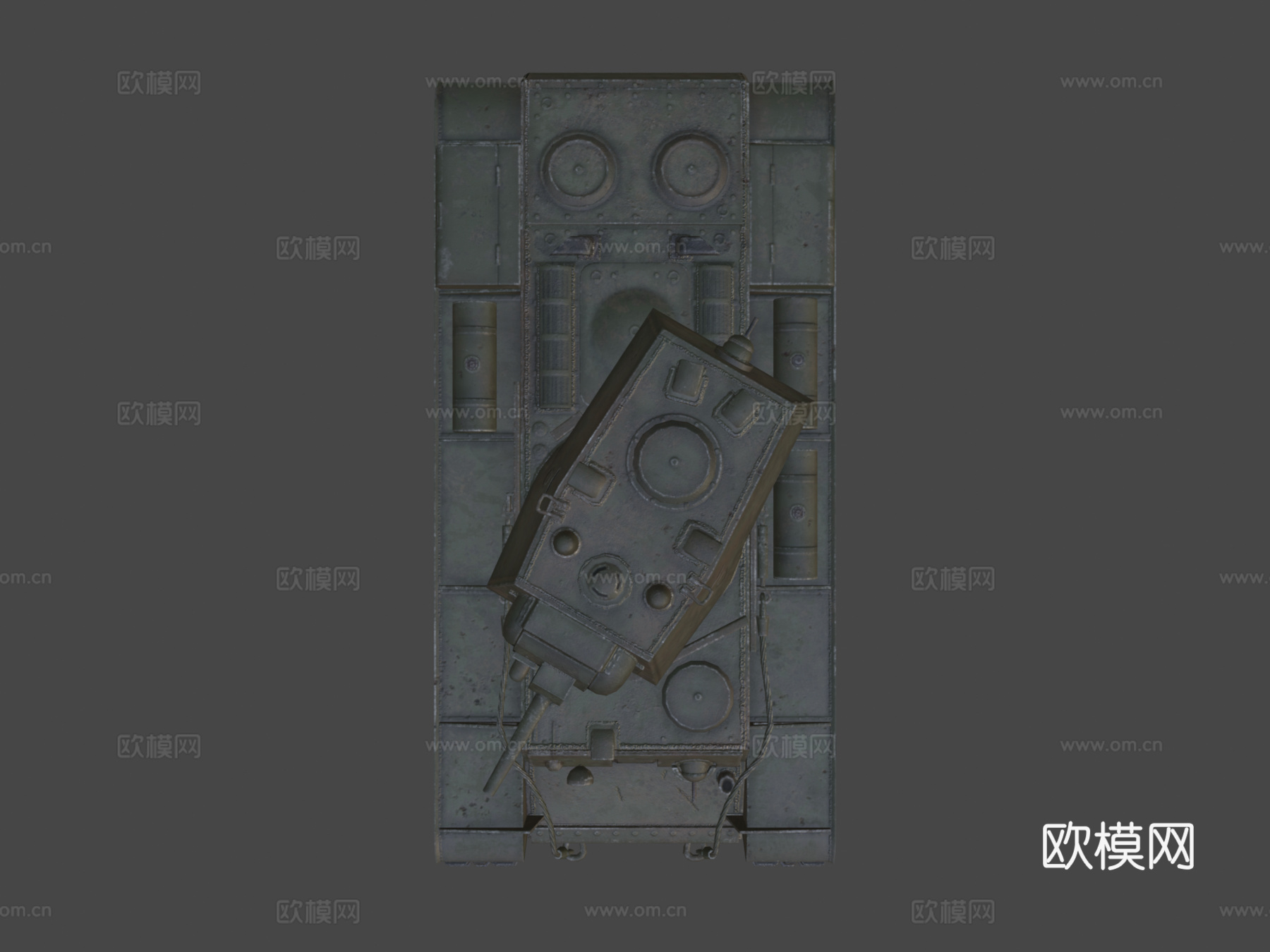 俄罗斯坦克KV8su模型