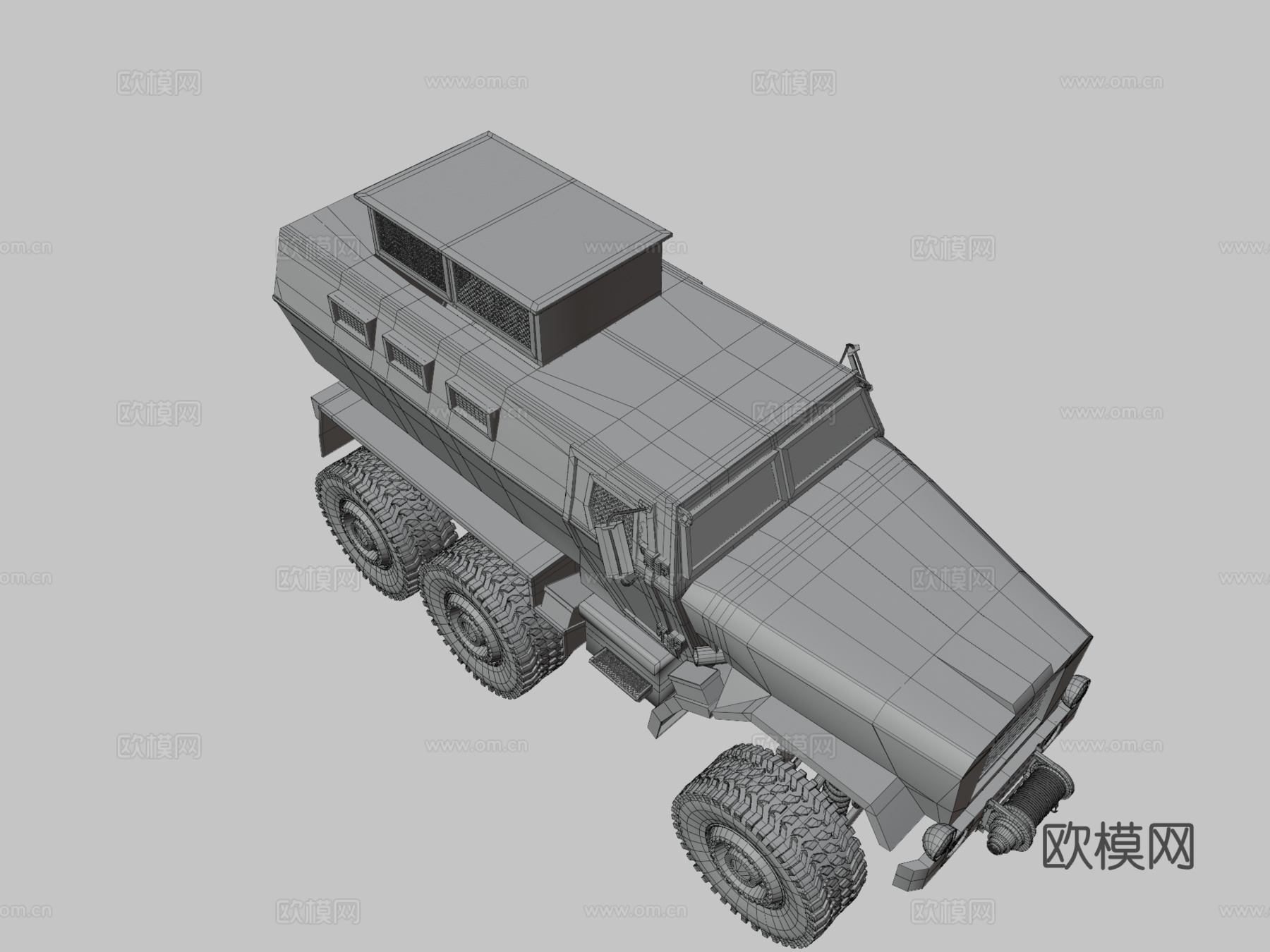 装甲车su模型