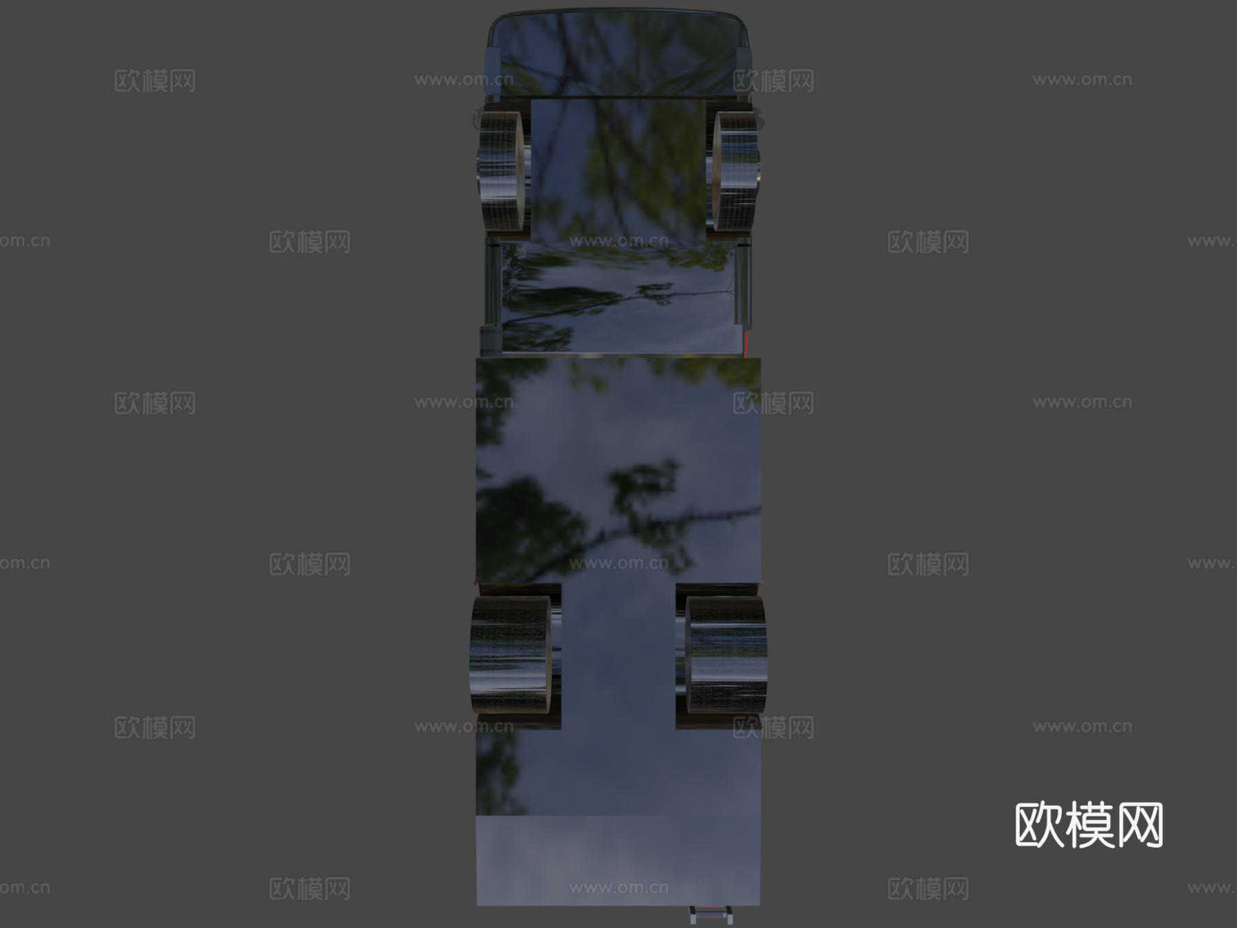 斯堪尼亚P94D消防车su模型