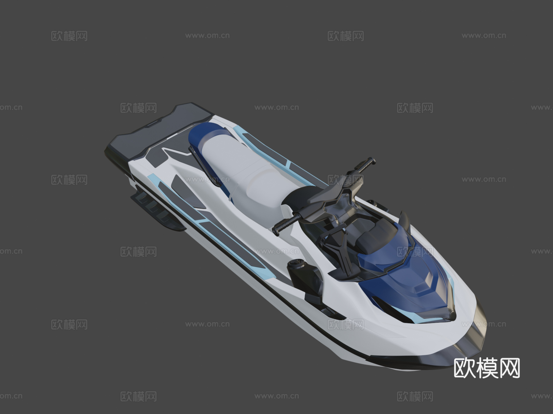 喷气式滑水车su模型